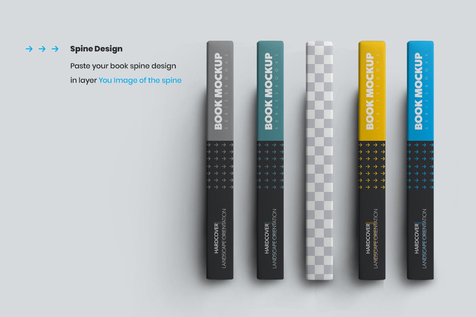 8 Book Mockups Hard Cover Landscape Oriantation. — image 3