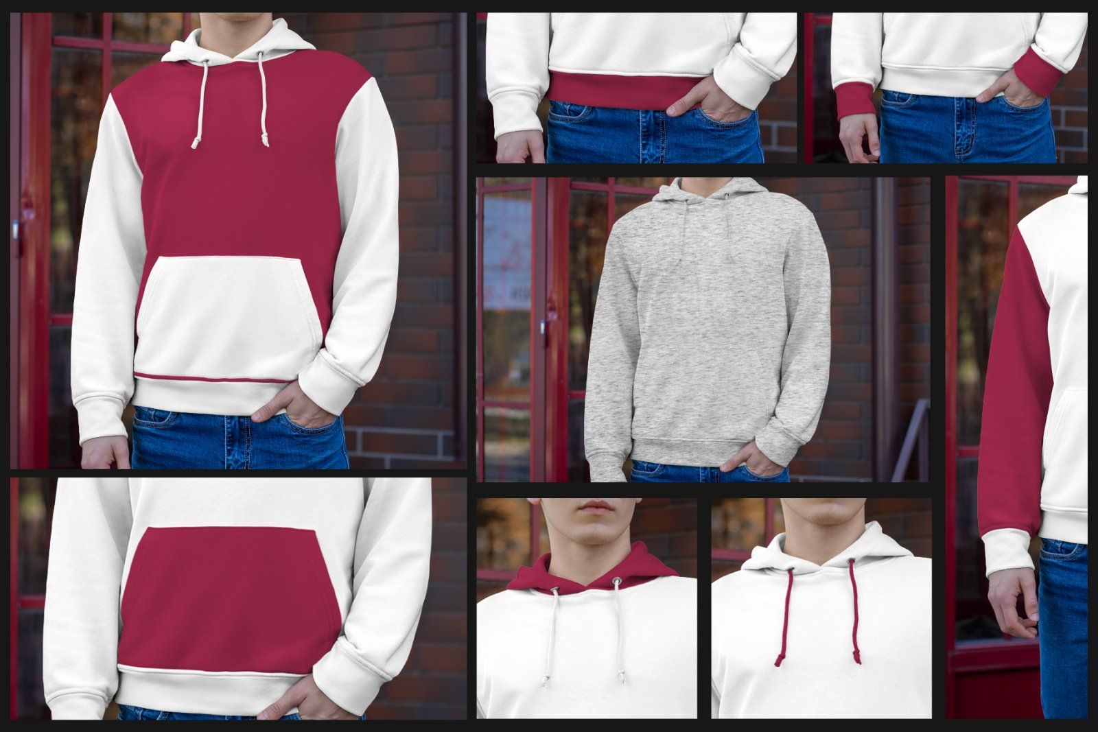 8 Mockups Hoodie on the Man — image 3