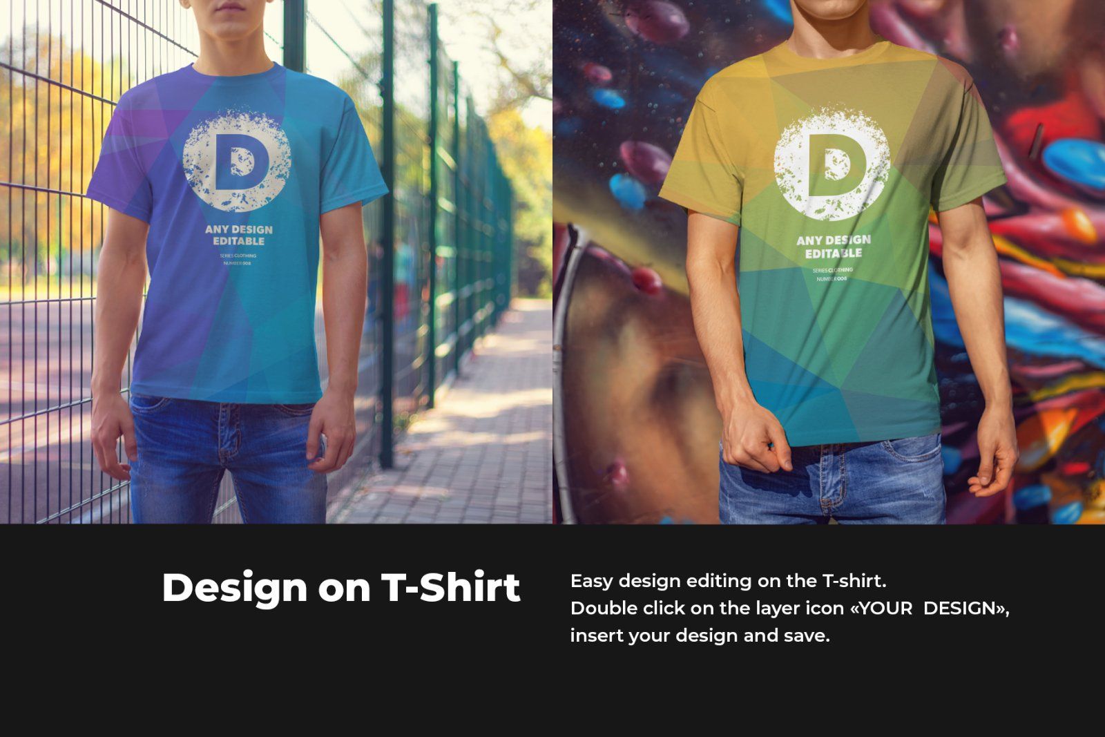 8 Mockups T-Shirts on the Man — image 3