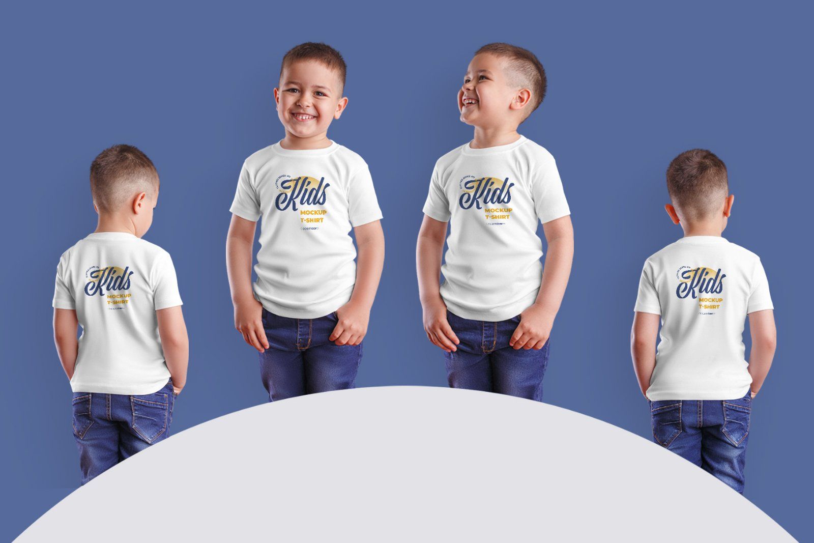 8 Mockups Kids Boy T-shirt — image 3