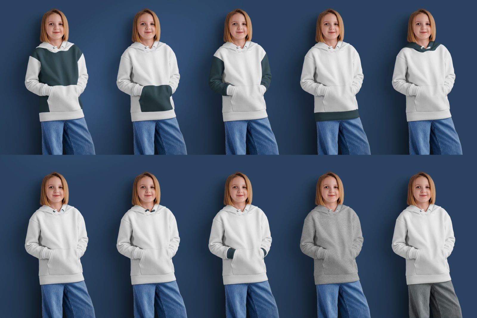 3 Mockups of a Children's Hoodie. vol.01 — image 3