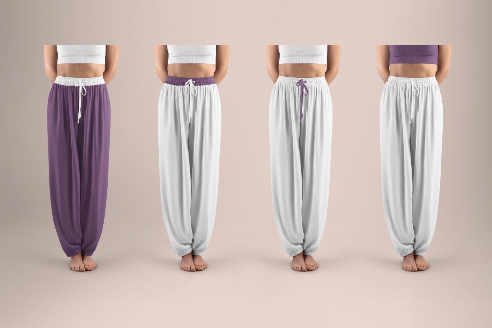 5 Wide Leg Pants Mockups for Yoga and Pilates. vol.01 — image 3