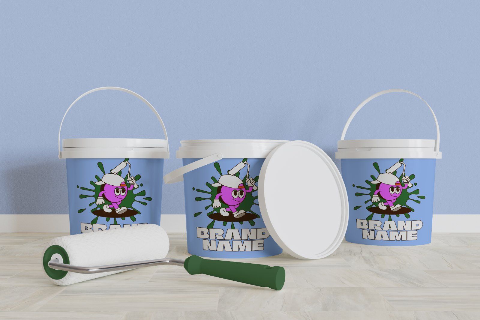 Plastic Bucket Mockup — image 4