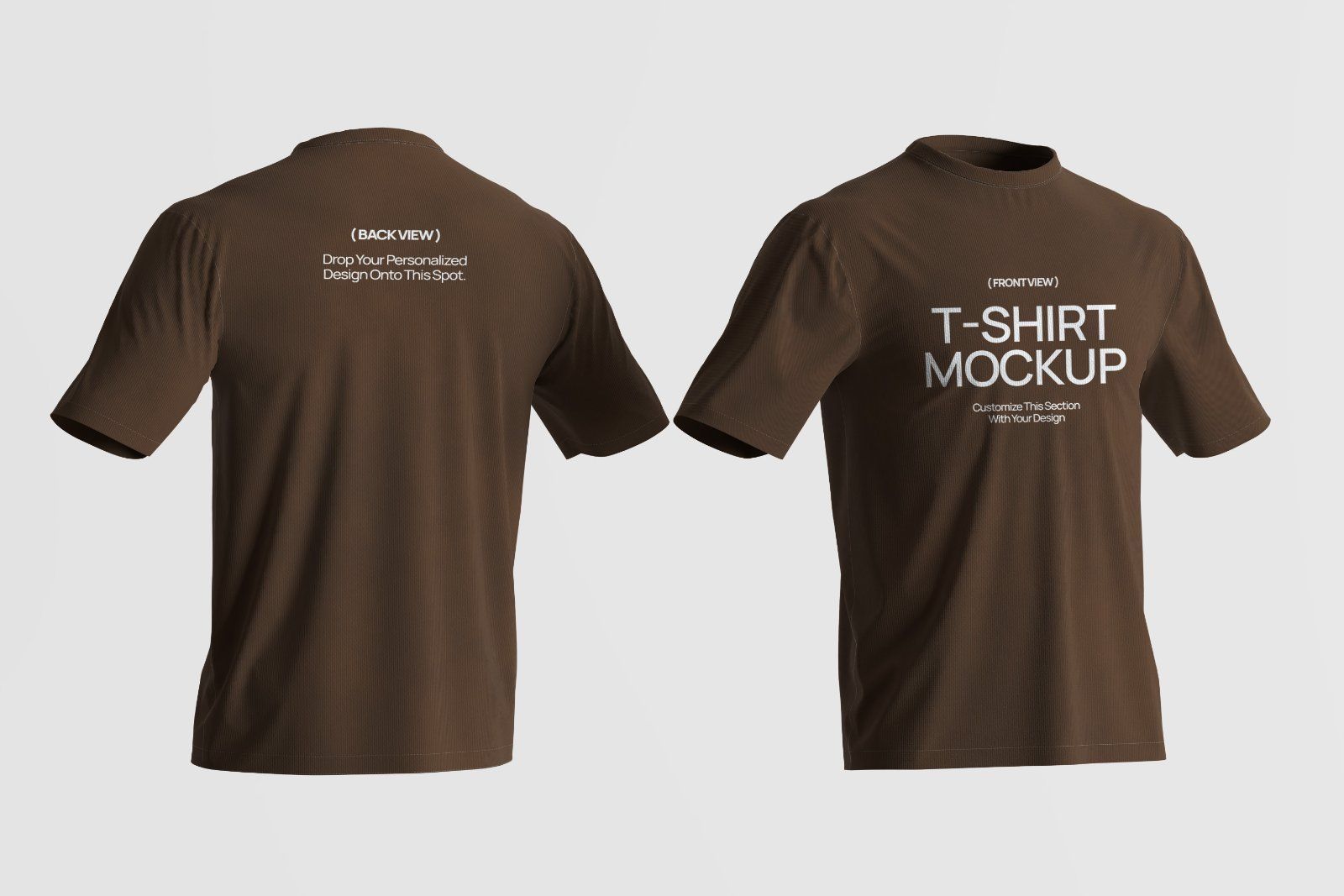 T-Shirt (Front & Back) Mockup — image 4