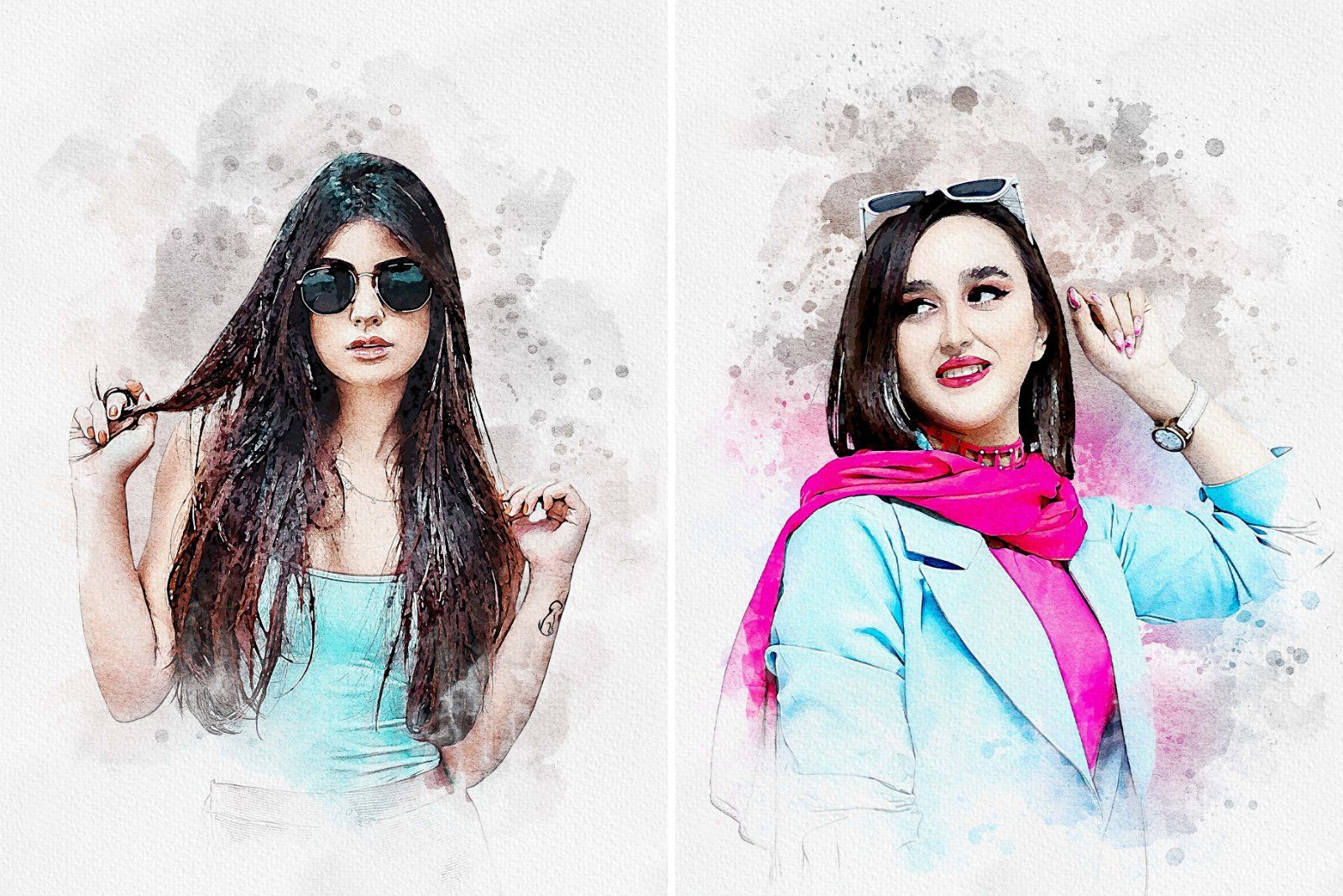 Painting Watercolor Splash Art — image 5