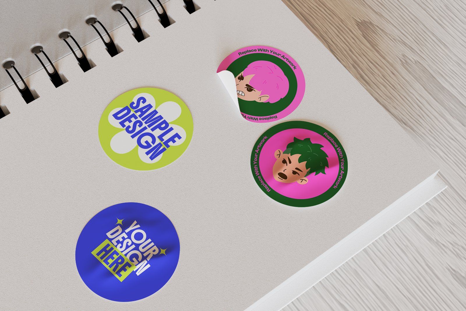 Sticker Book Mockup — image 4