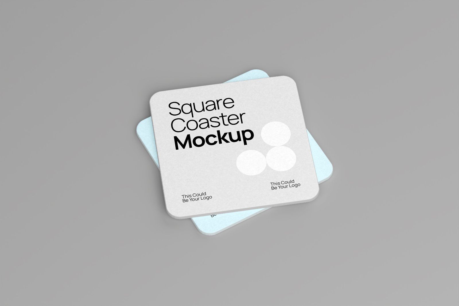 Square Coaster Mockup — image 4