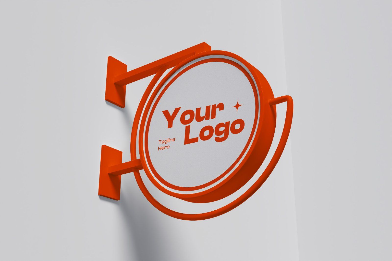 Rounded Sign Mockup — image 4