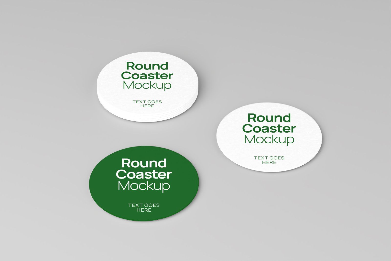 Round Coaster Mockup — image 4