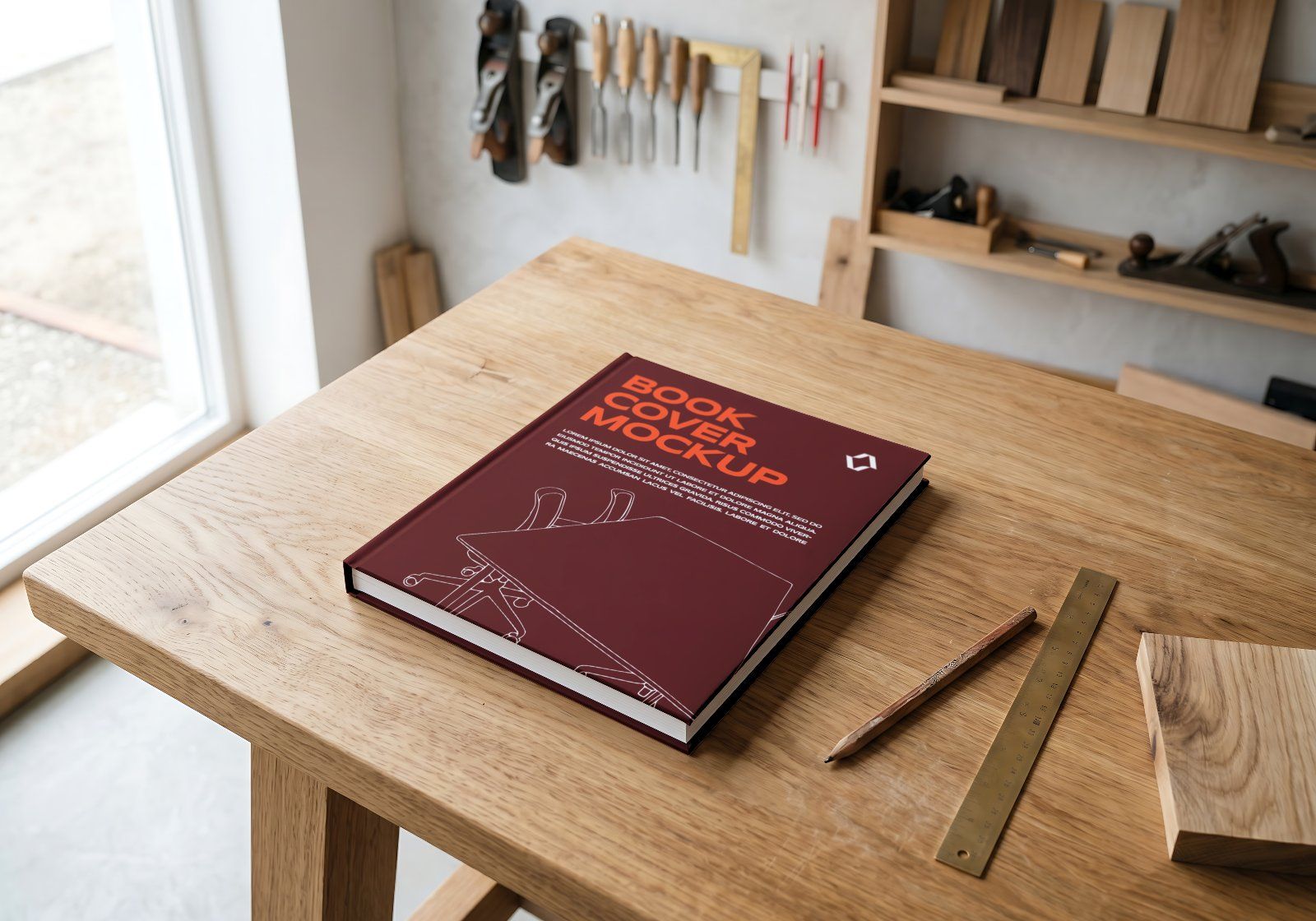 Ultimate Branding Carpenter Mockup Bundle – 15 Premium PSD Scenes for Woodworking & Industrial Ident — image 12
