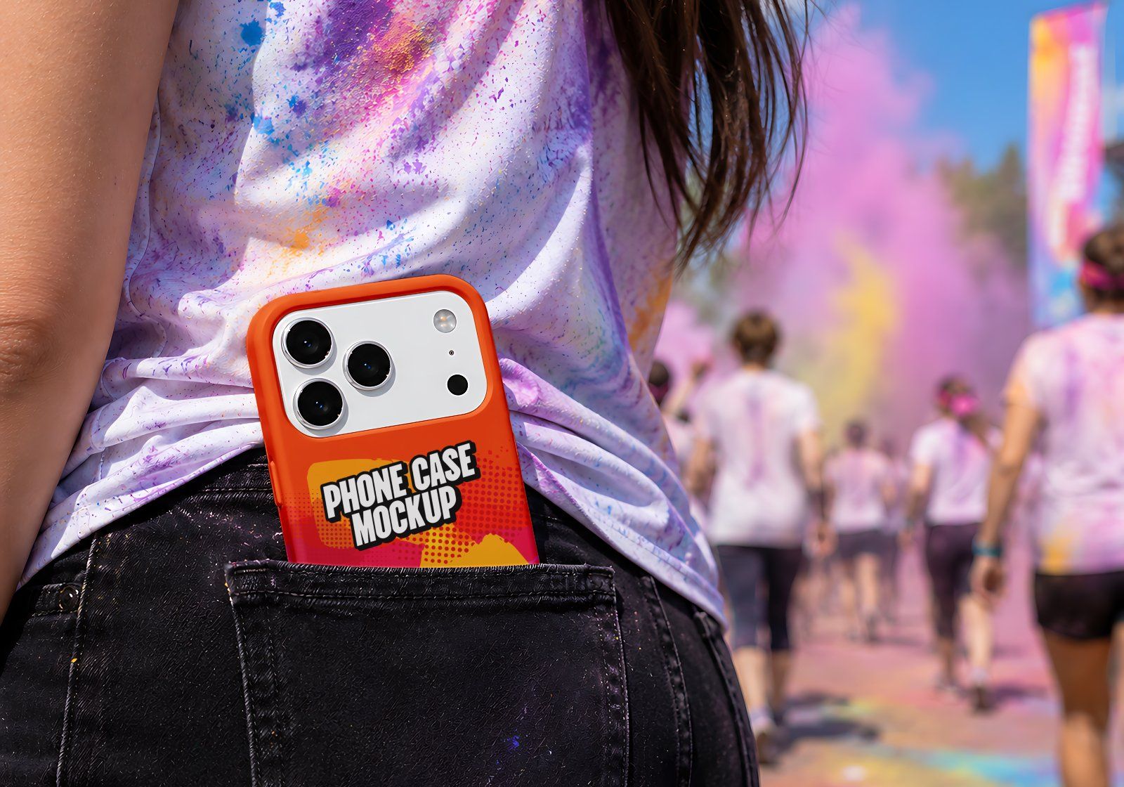Premium Color Run Event Mockup Bundle – 15 Dynamic PSD Scenes for Sports Festival & Marathon Brandin — image 11