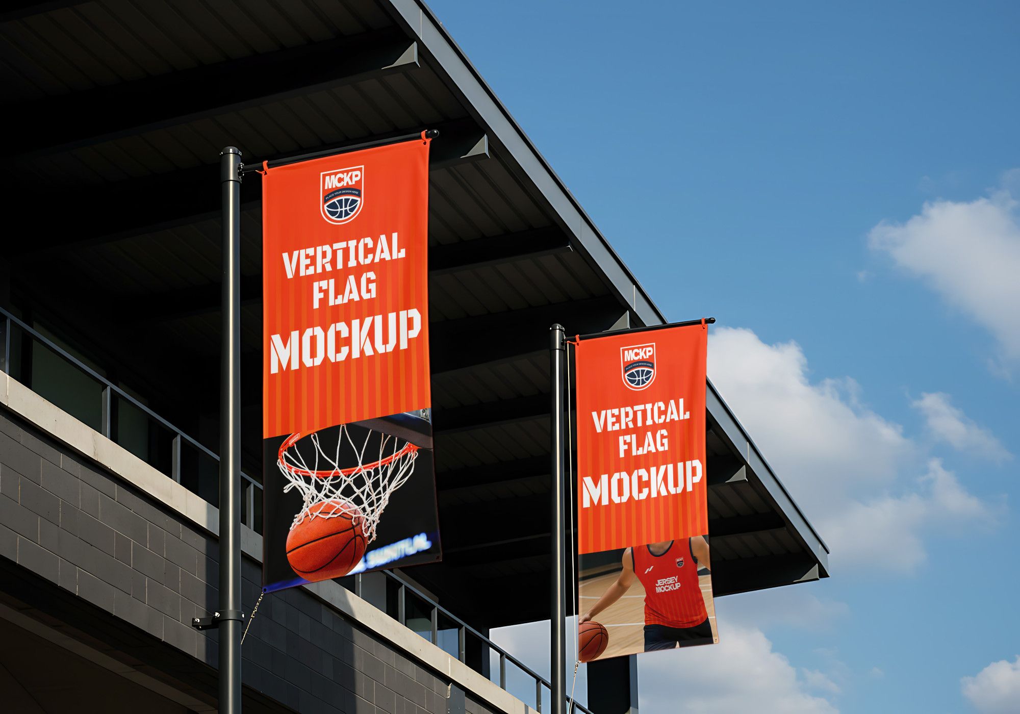 15 PSD Basketball Club Branding Mockup Kit – Jersey, Sports Bag, Poster, Flyer & More — image 5