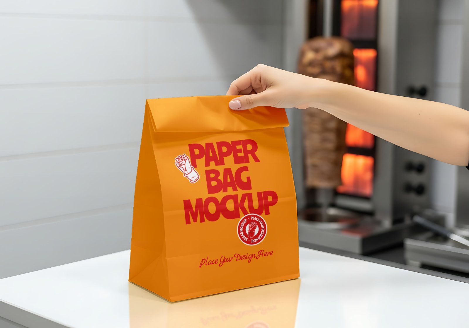 Premium Branding Kebab Mockup — image 4