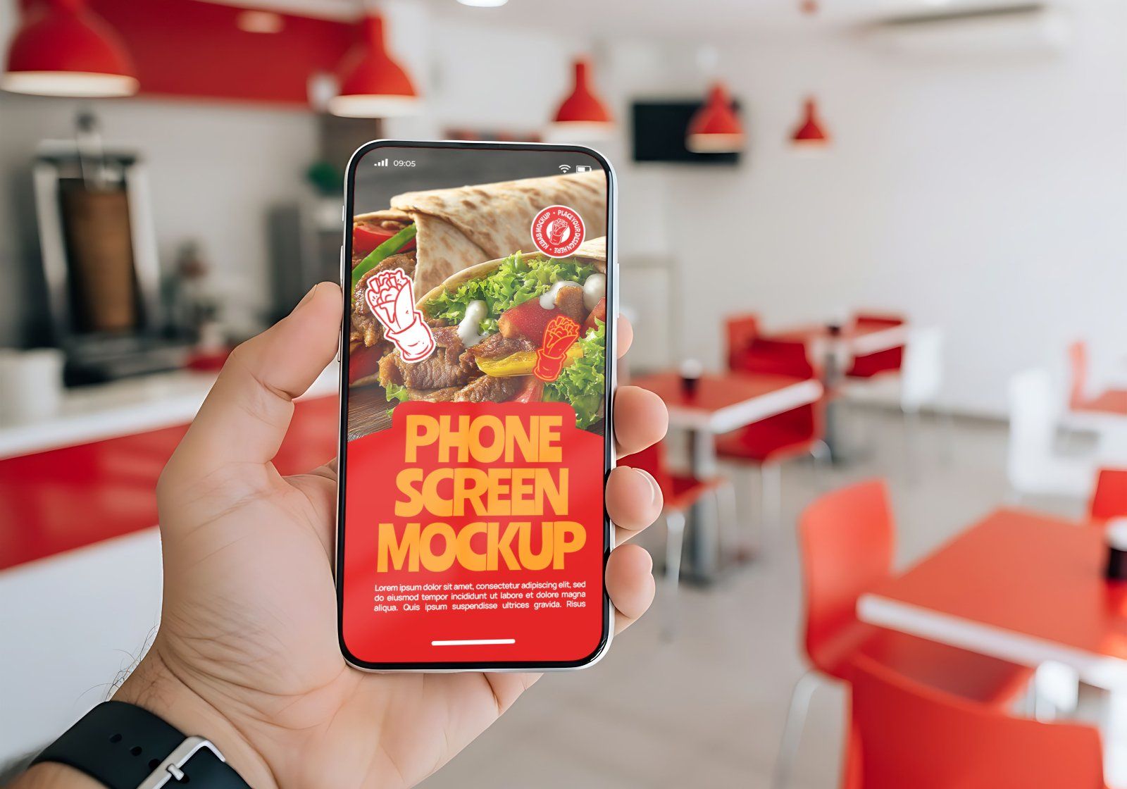 Premium Branding Kebab Mockup — image 10
