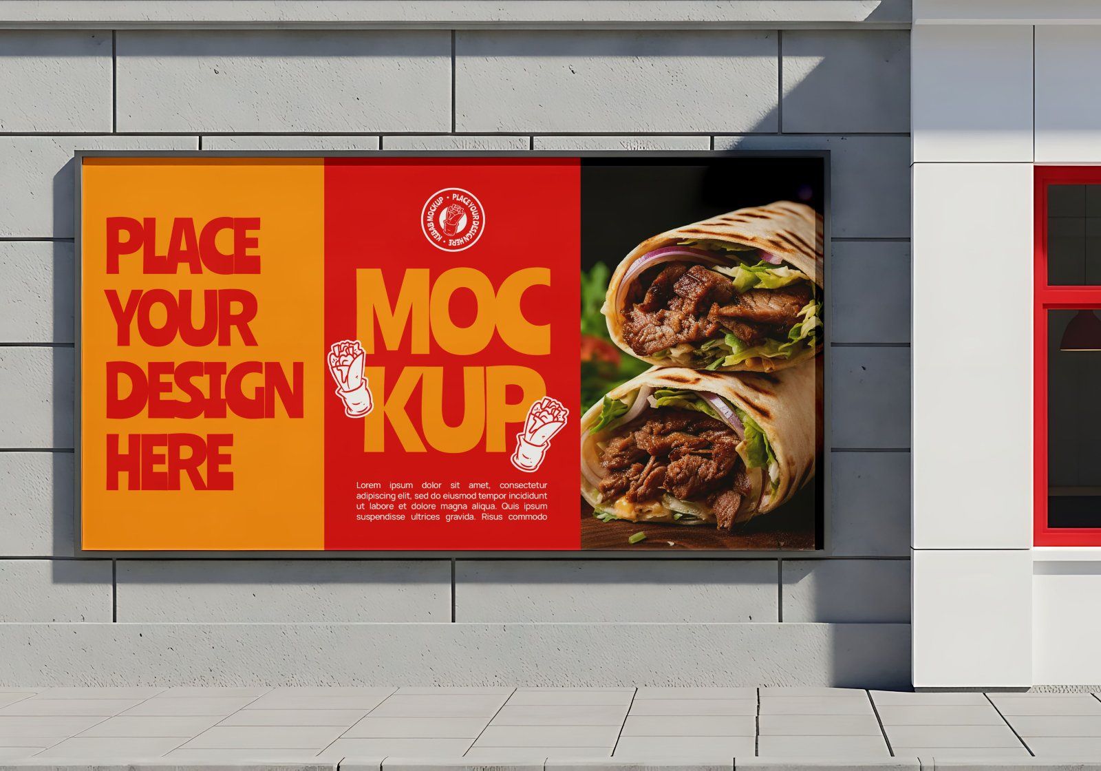 Premium Branding Kebab Mockup — image 14