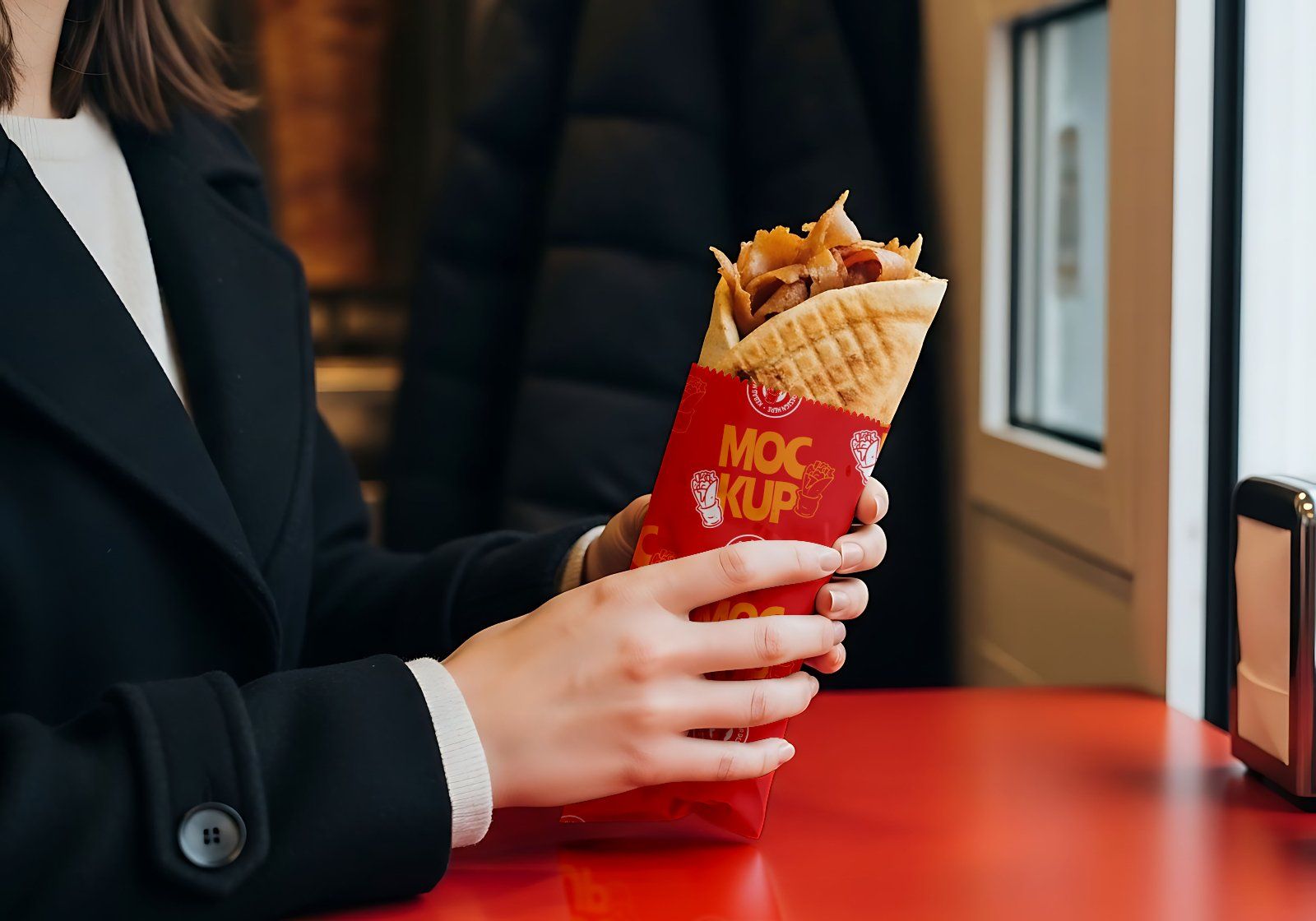 Premium Branding Kebab Mockup — image 16