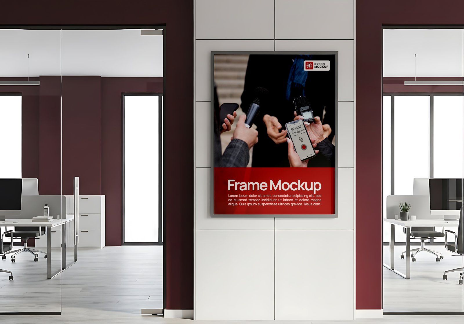 News Agency Mockup Bundle – 15 PSD Templates for Media, Press & Broadcasting Branding — image 11
