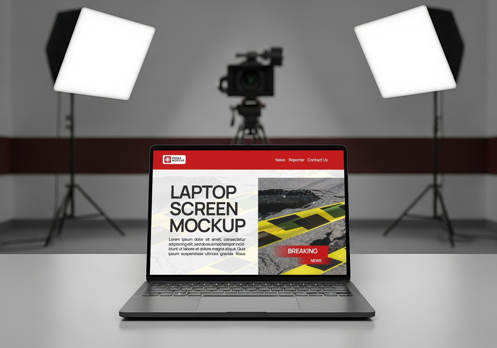 News Agency Mockup Bundle – 15 PSD Templates for Media, Press & Broadcasting Branding — image 8