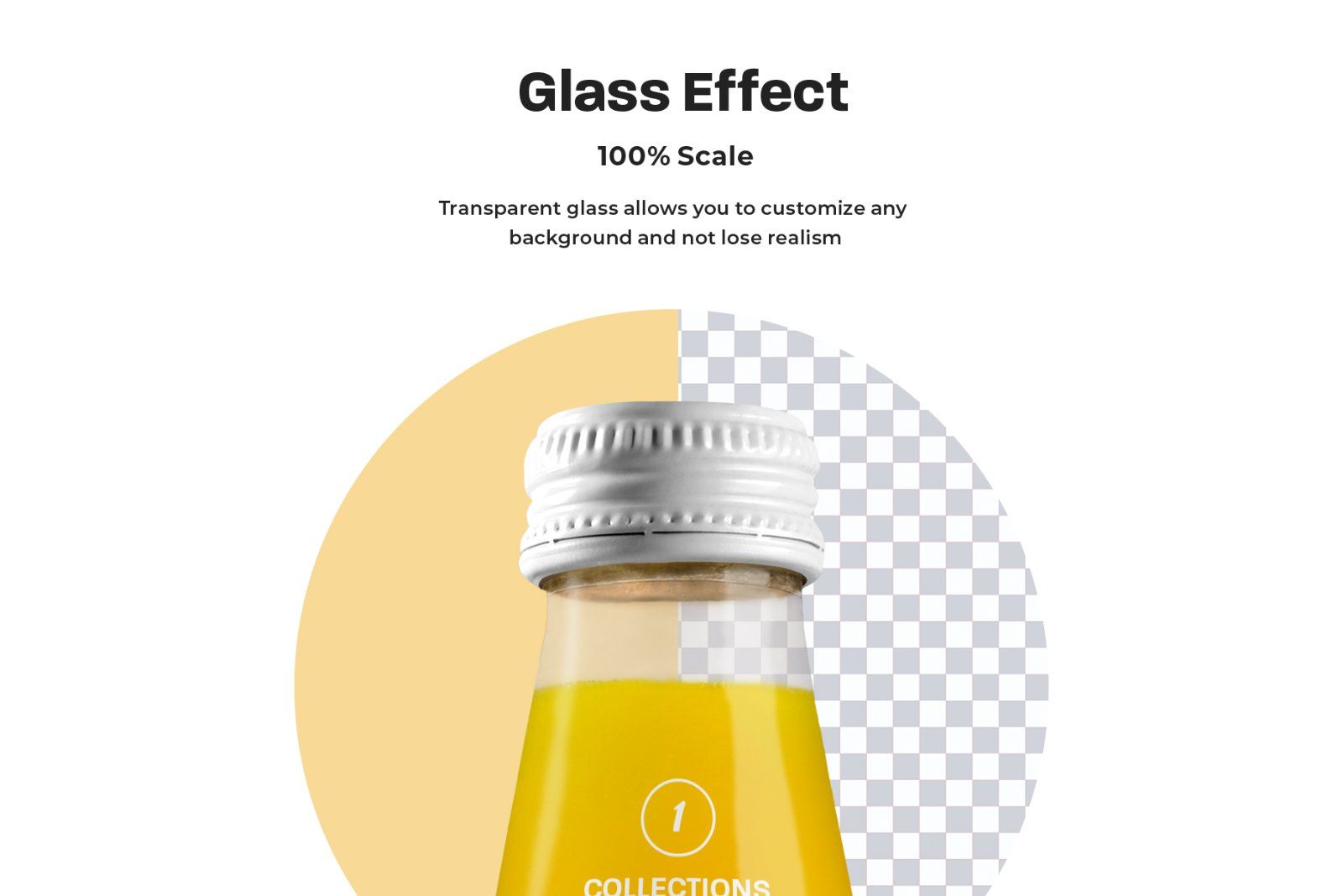 3 Mockup Glass Juice Bottle — image 4