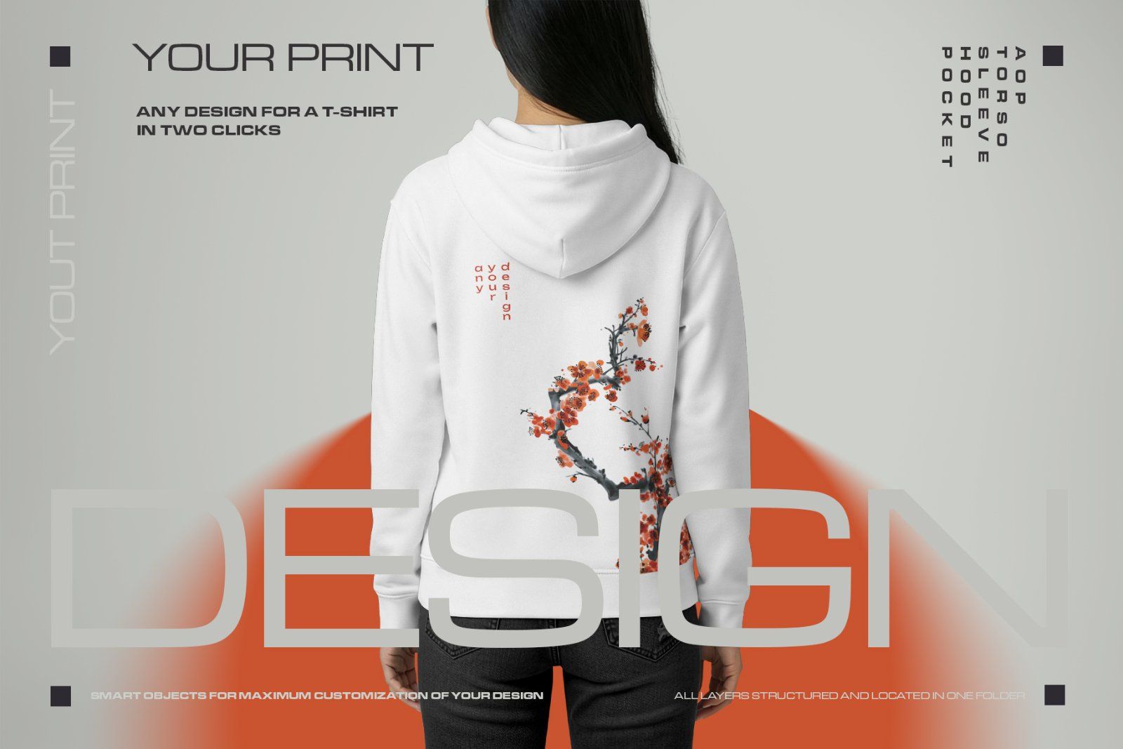 Women Hoodie Mockup Set Asian Model Studio. Generated Ai — image 4