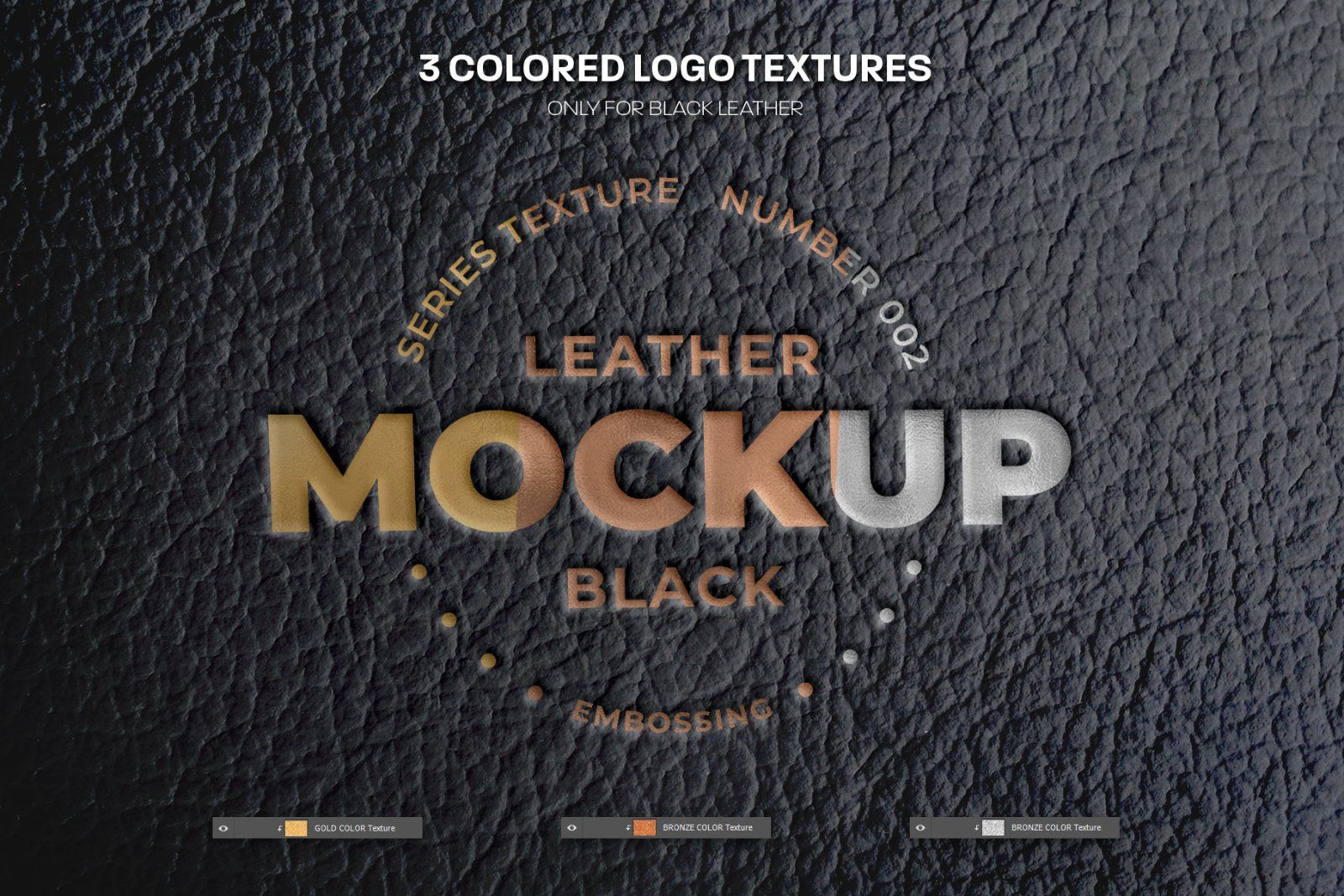 6 Embossing Logo Mockup Leather — image 4