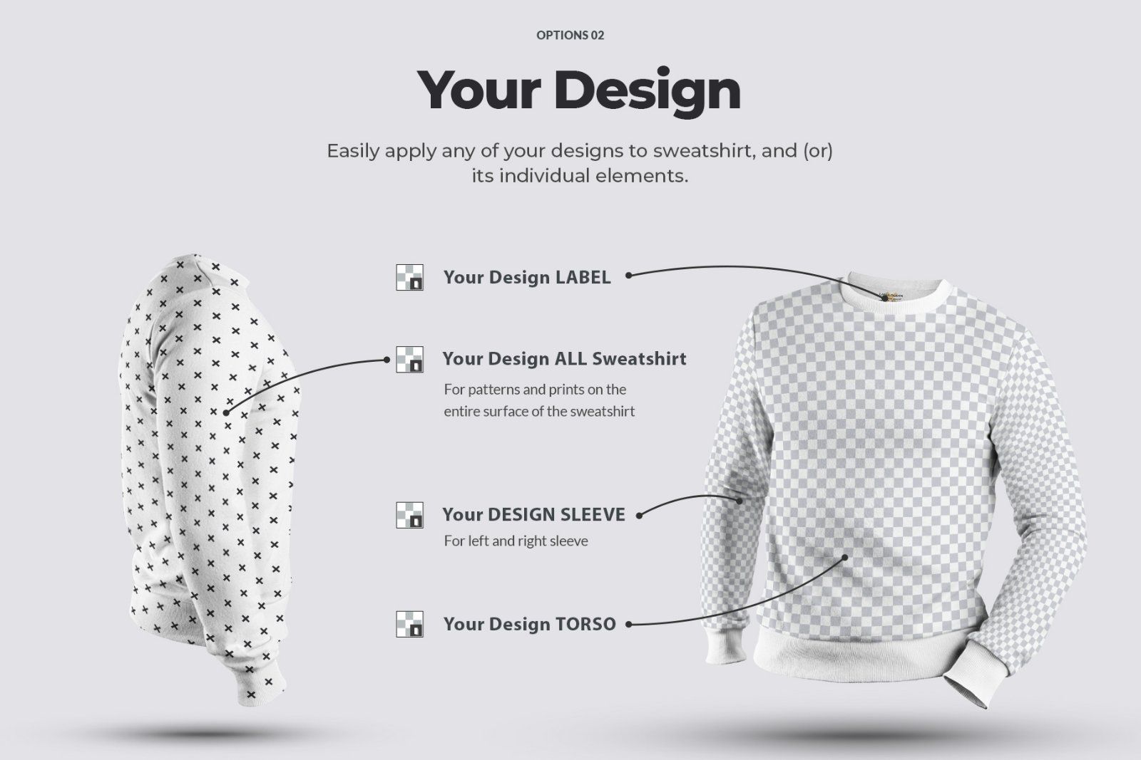 8 Mockups Mens 3D Style Sweatshirt — image 3