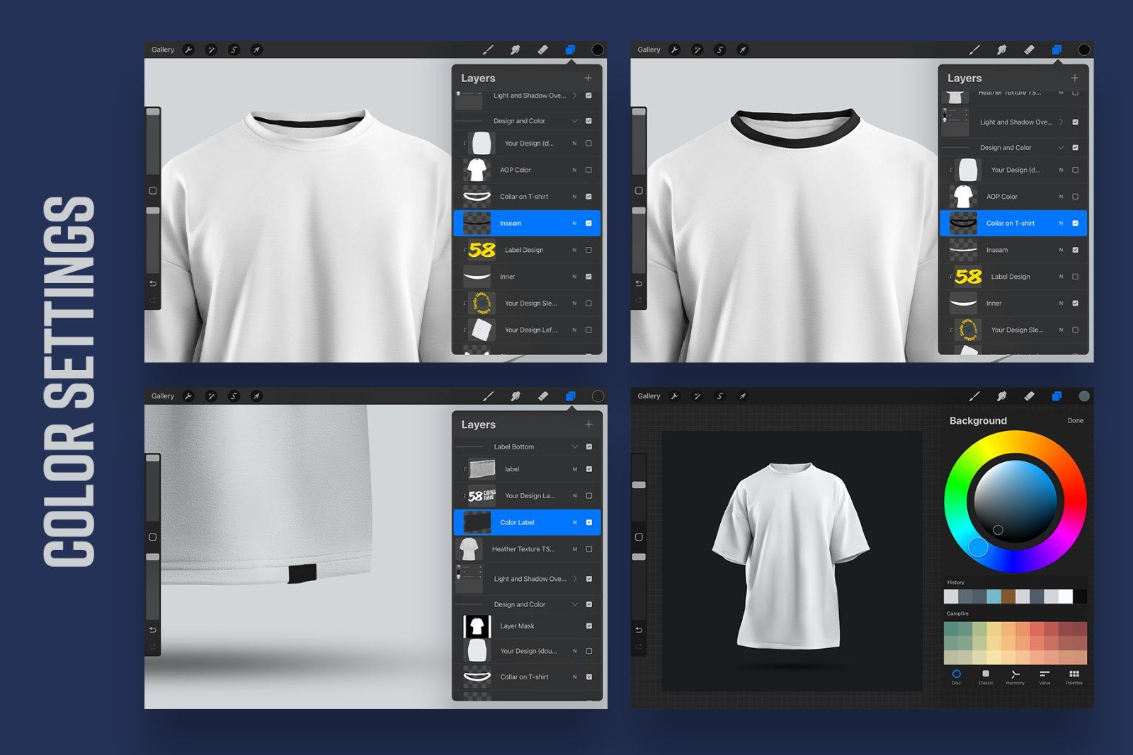 5 Mockups Oversize T-shirt for Procreate vol.2 — image 4