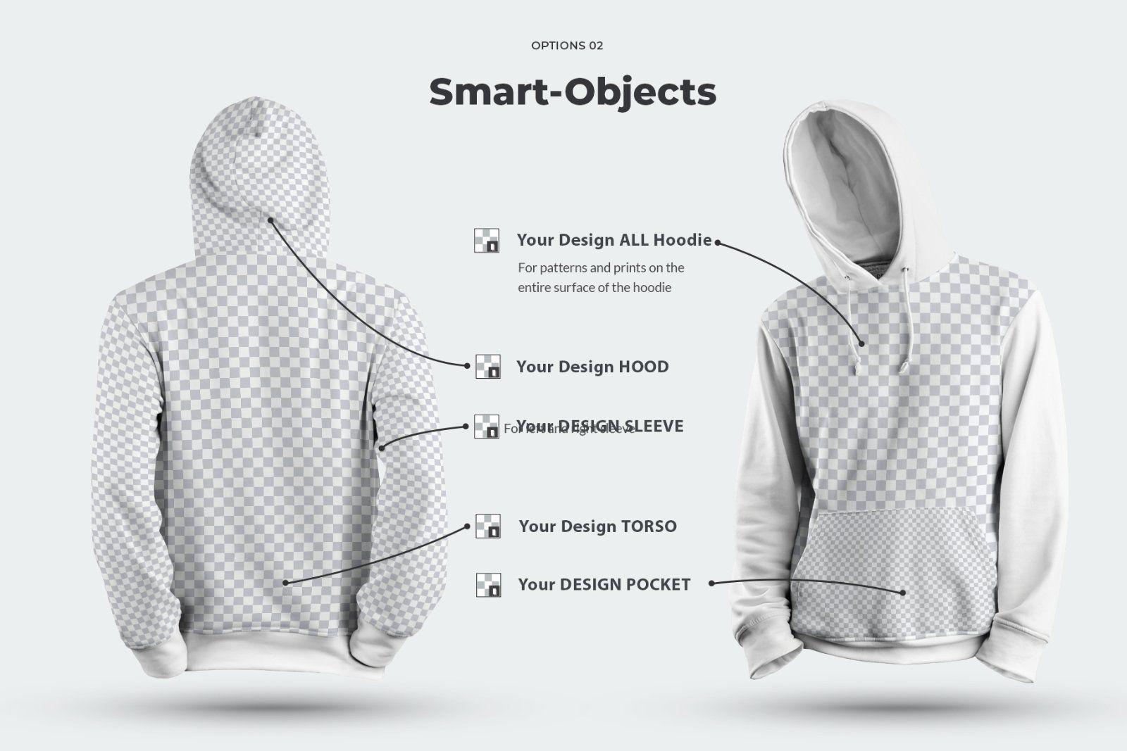 8 3D men mockups hooddie — image 4