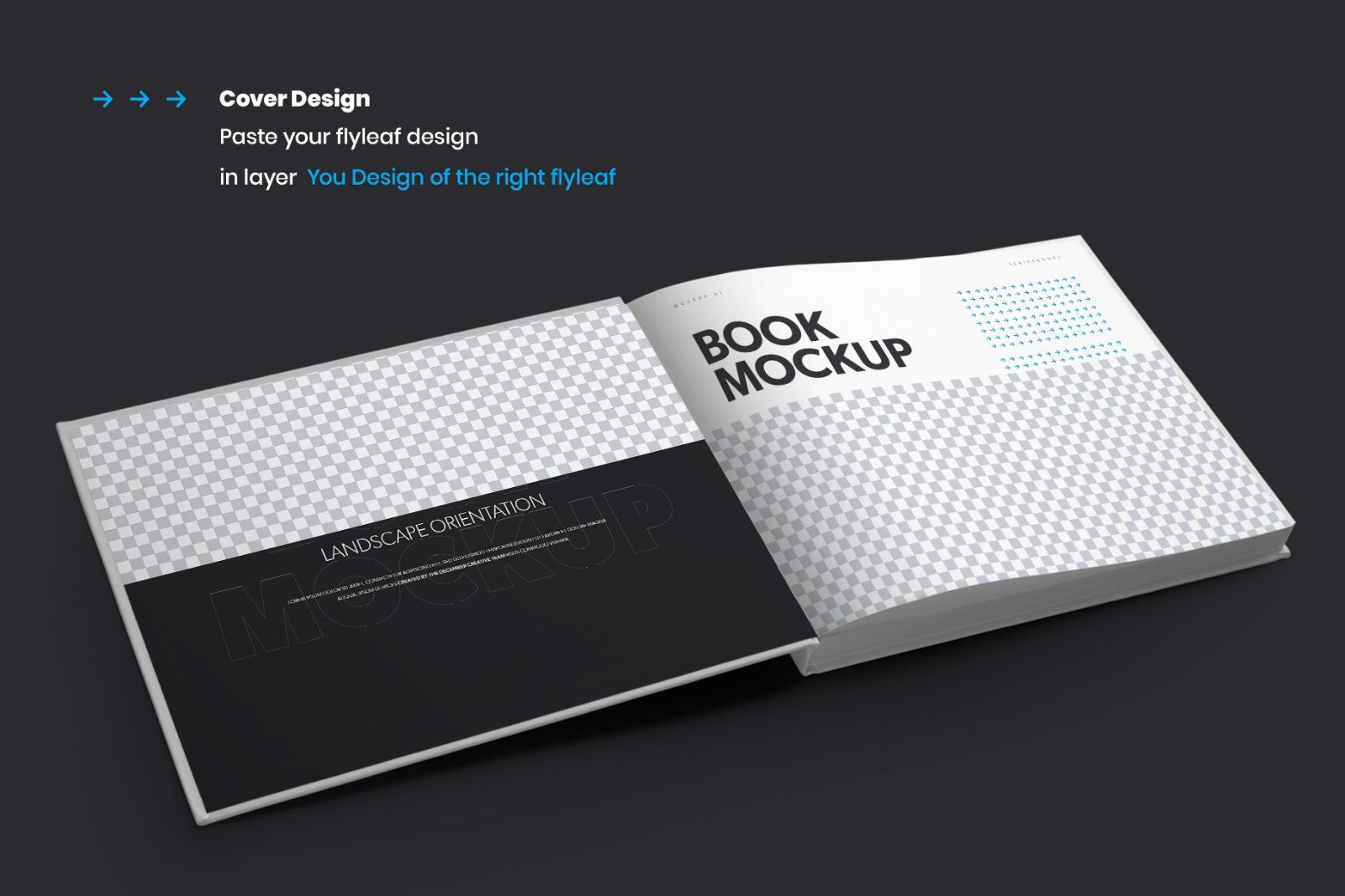8 Book Mockups Hard Cover Landscape Oriantation. — image 4