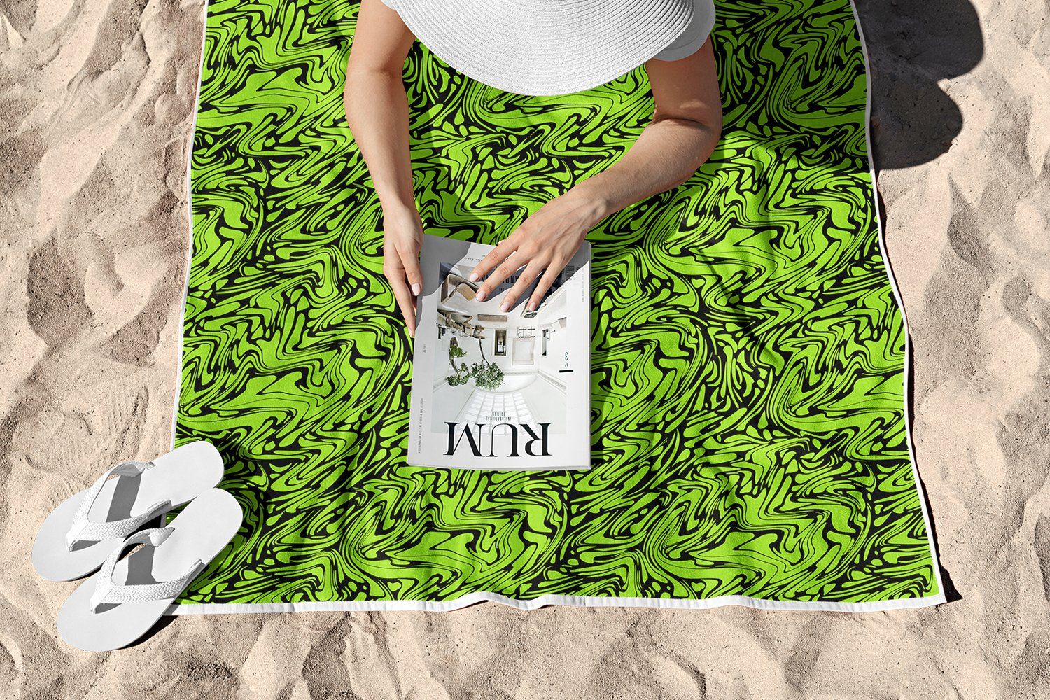 Green Liquid Shapes — image 3