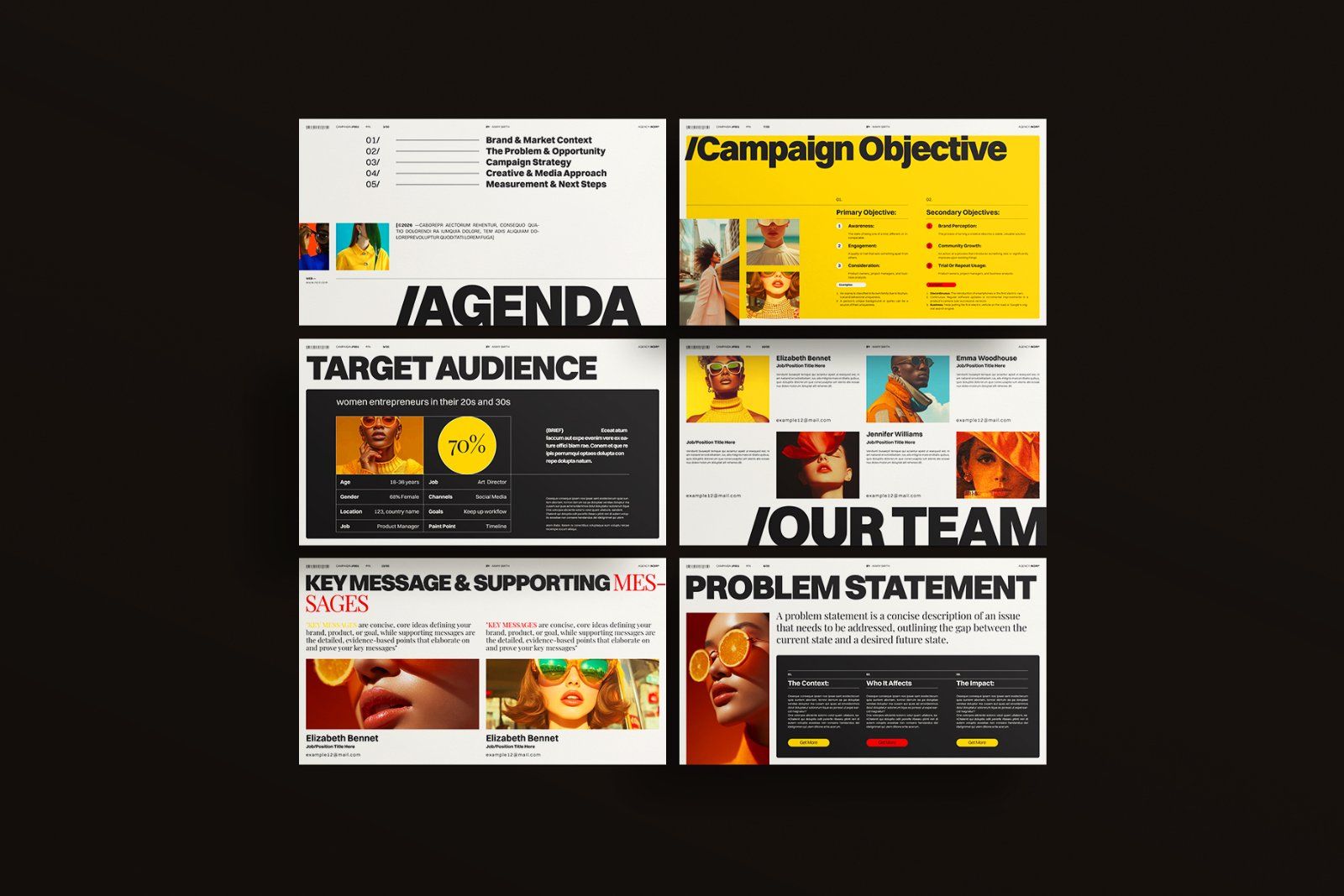 Creative Brief Campaign Presentation Template — image 6