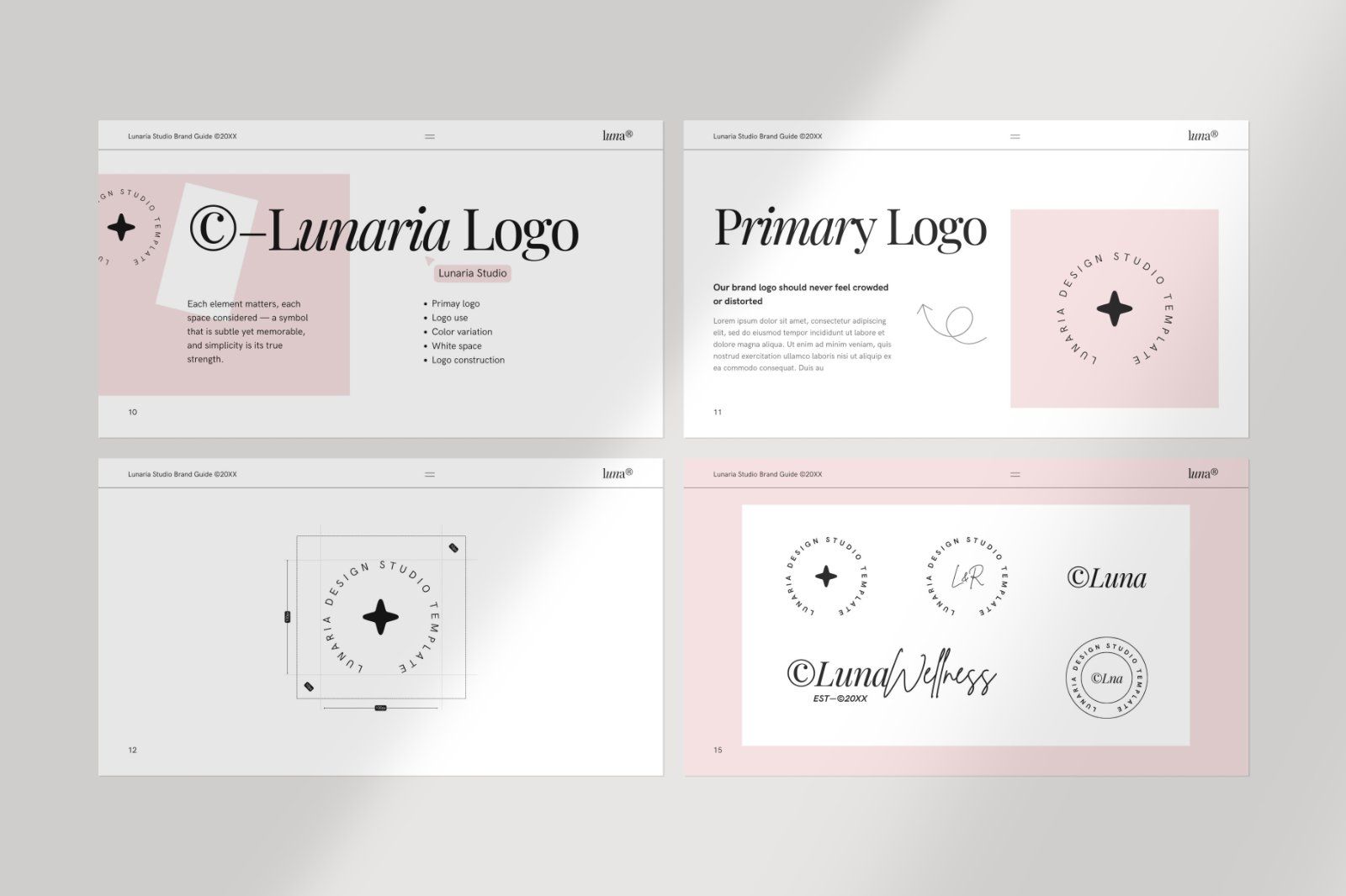 Lunaria Minimal Brand Guide Canva — image 5