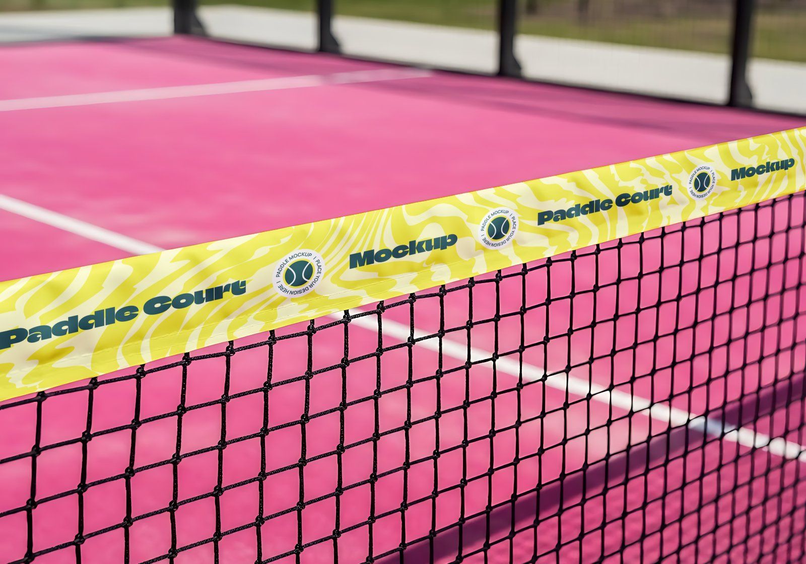 Premium Branding Pink Paddle Mockup — image 3