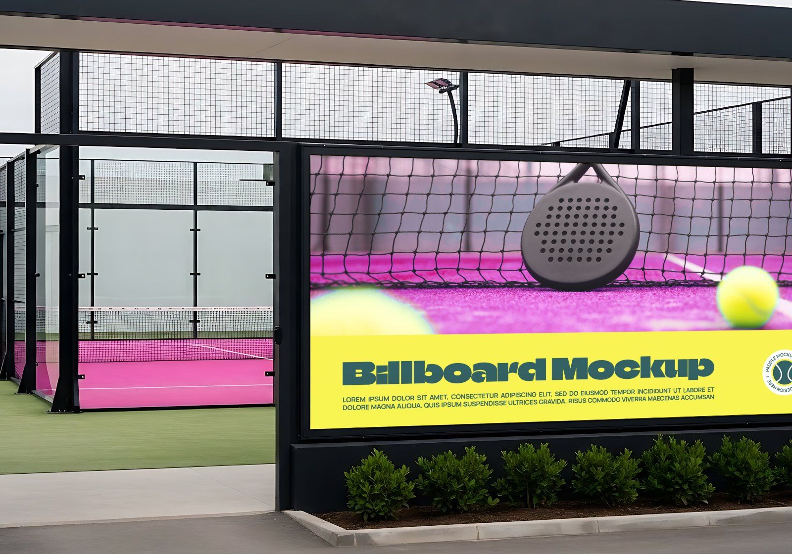 Premium Branding Pink Paddle Mockup — image 5