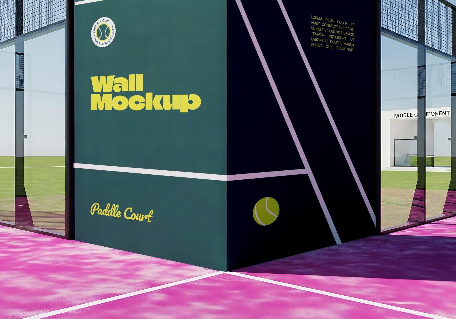 Premium Branding Pink Paddle Mockup — image 6