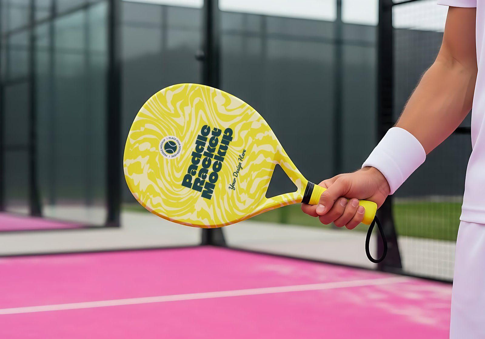 Premium Branding Pink Paddle Mockup — image 15