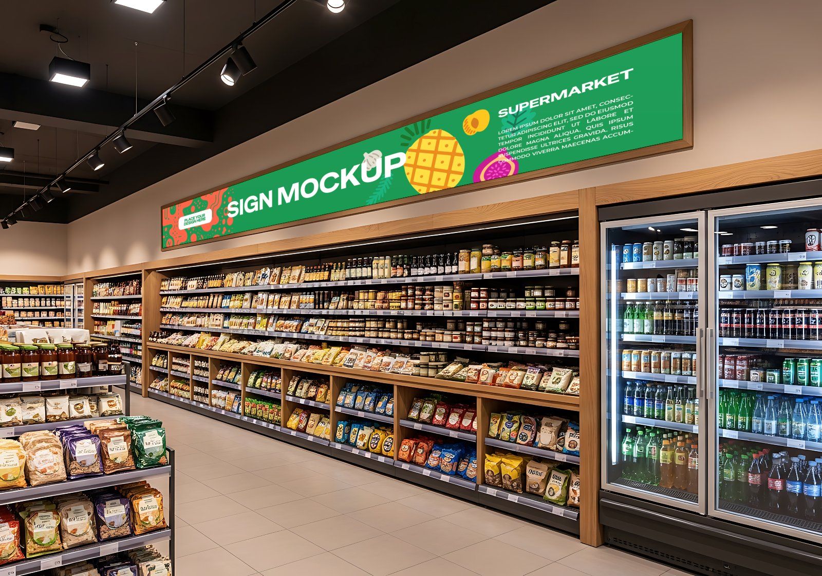 Premium Branding Big Supermarket Mockup — image 3