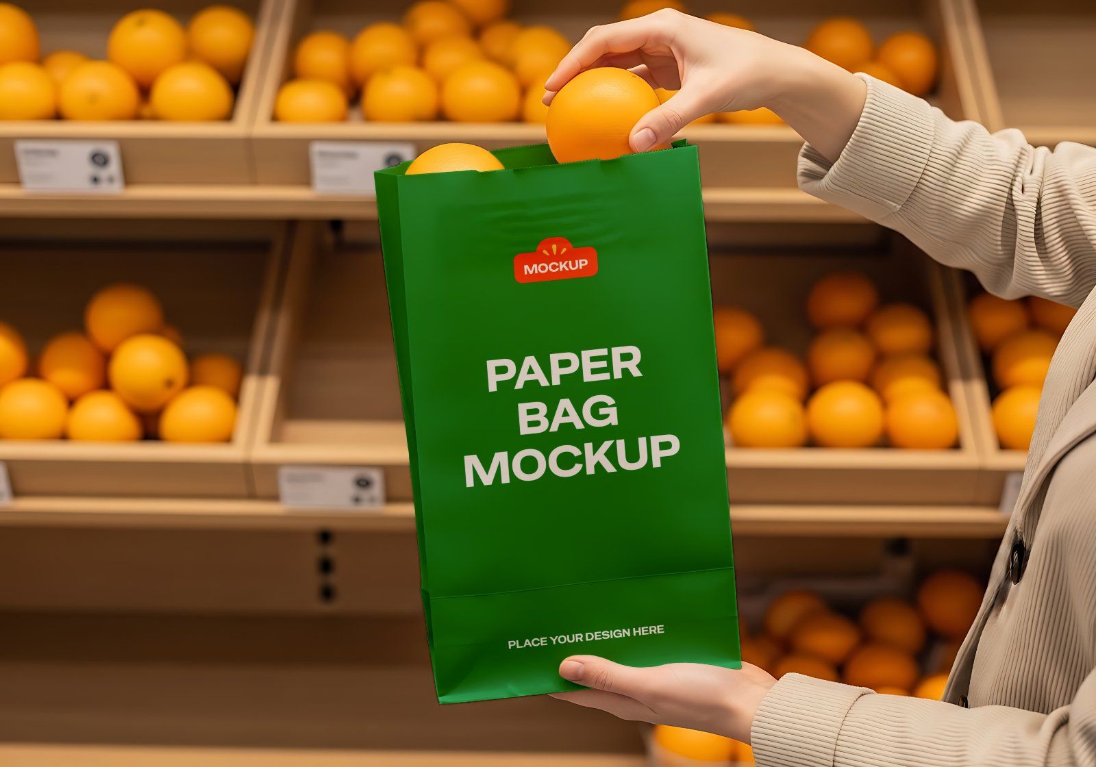 Premium Branding Big Supermarket Mockup — image 4