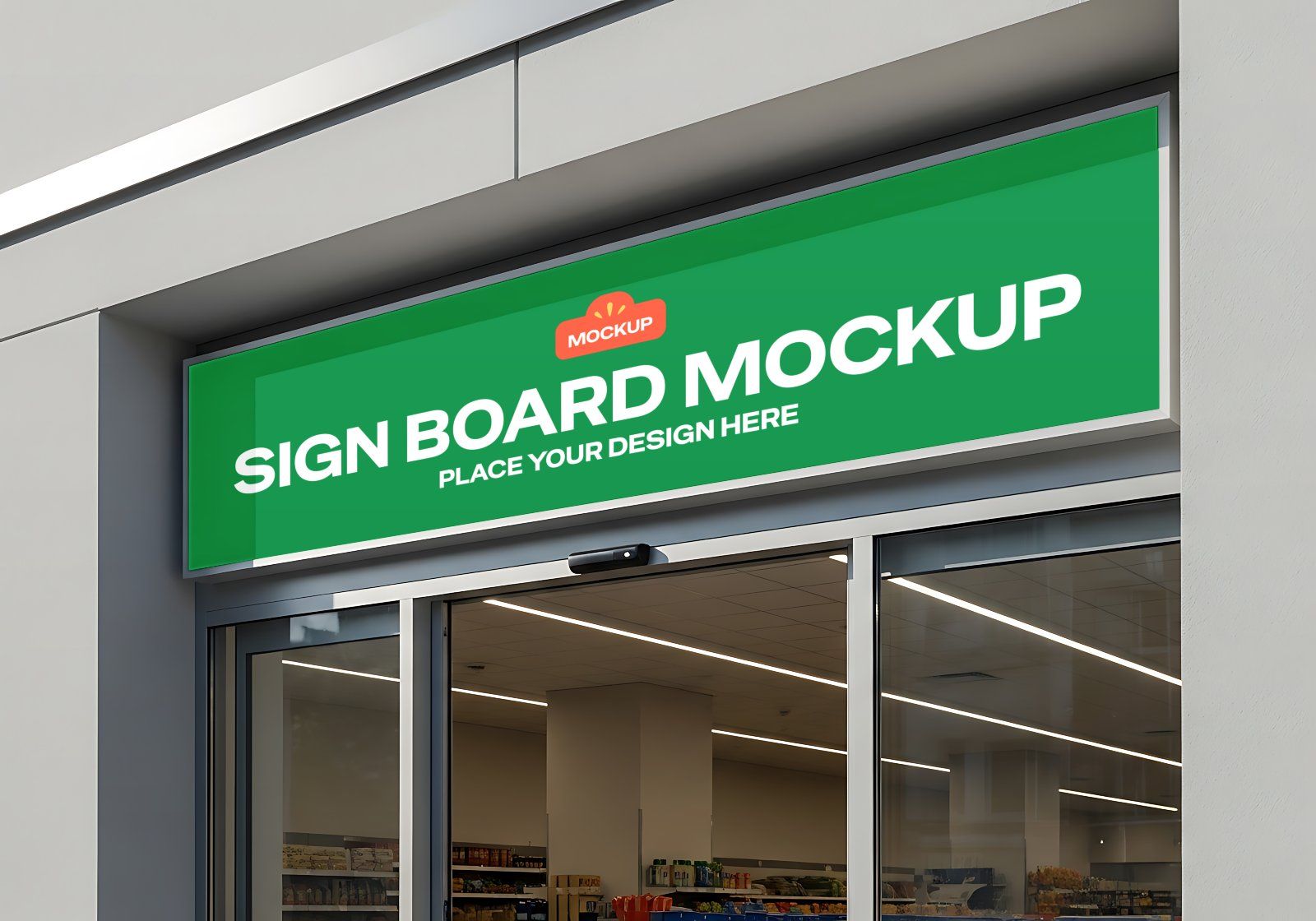 Premium Branding Big Supermarket Mockup — image 5
