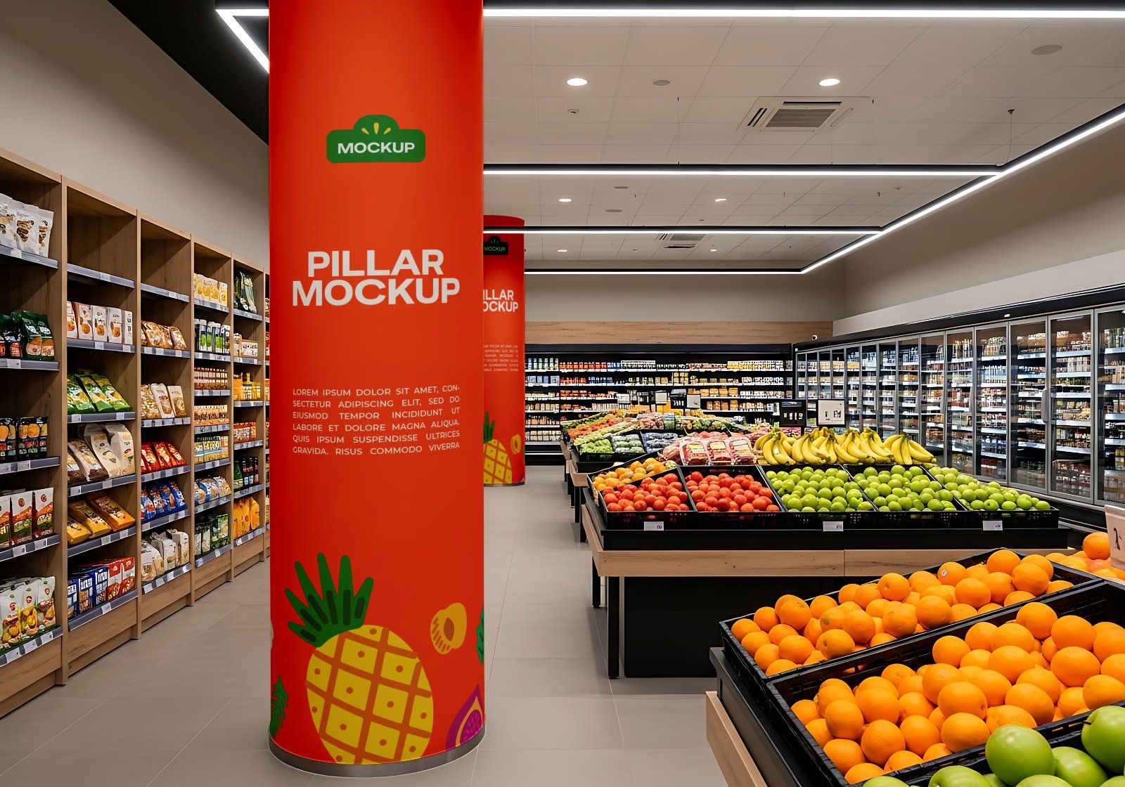 Premium Branding Big Supermarket Mockup — image 14
