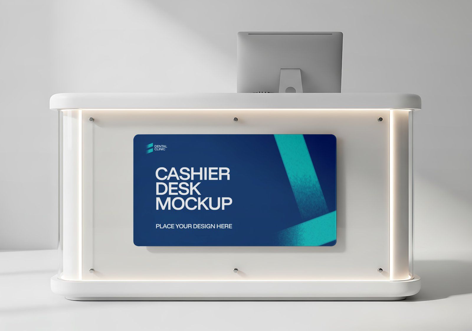 Premium Branding Blue Dental Care Mockup — image 2
