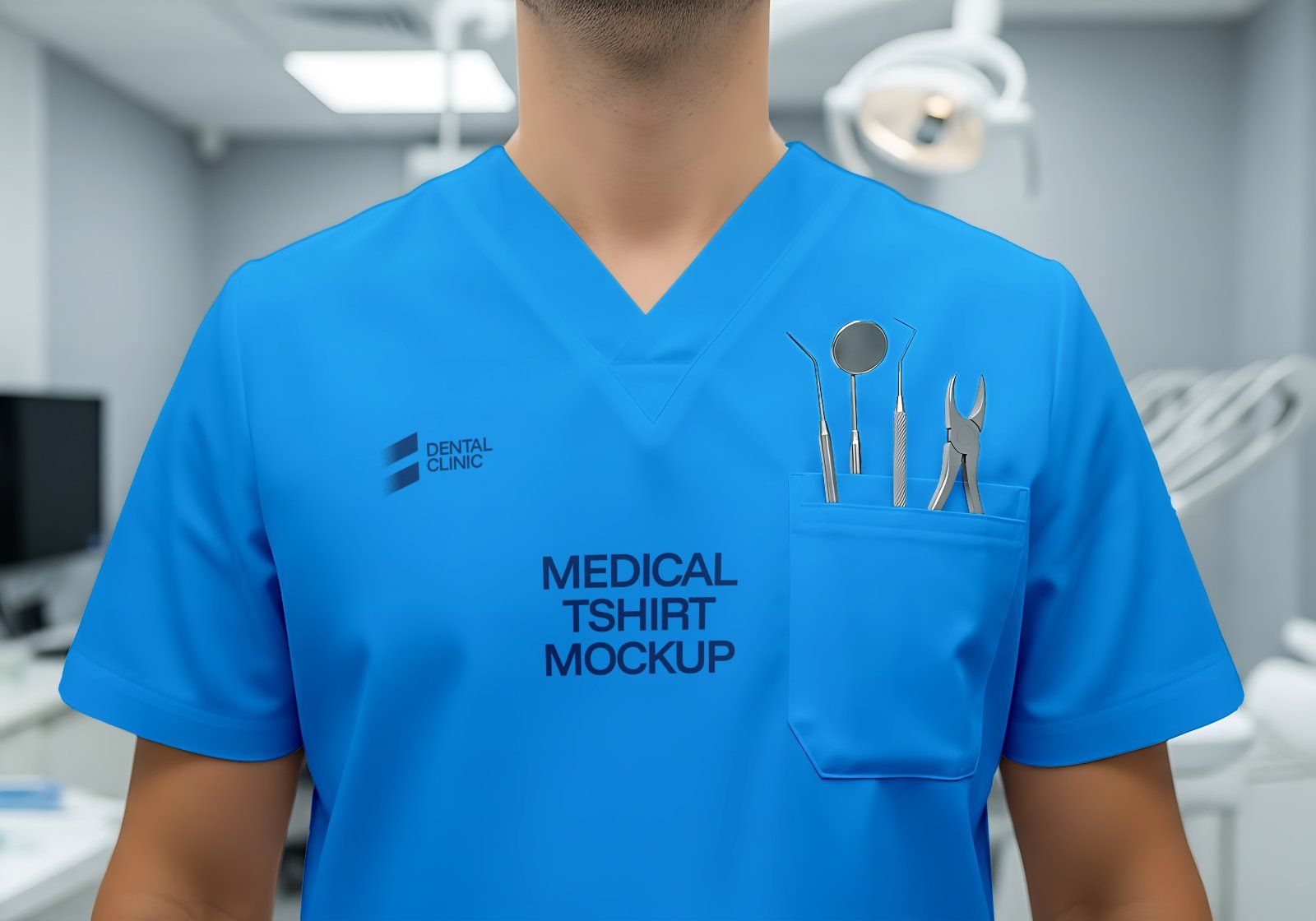 Premium Branding Blue Dental Care Mockup — image 7