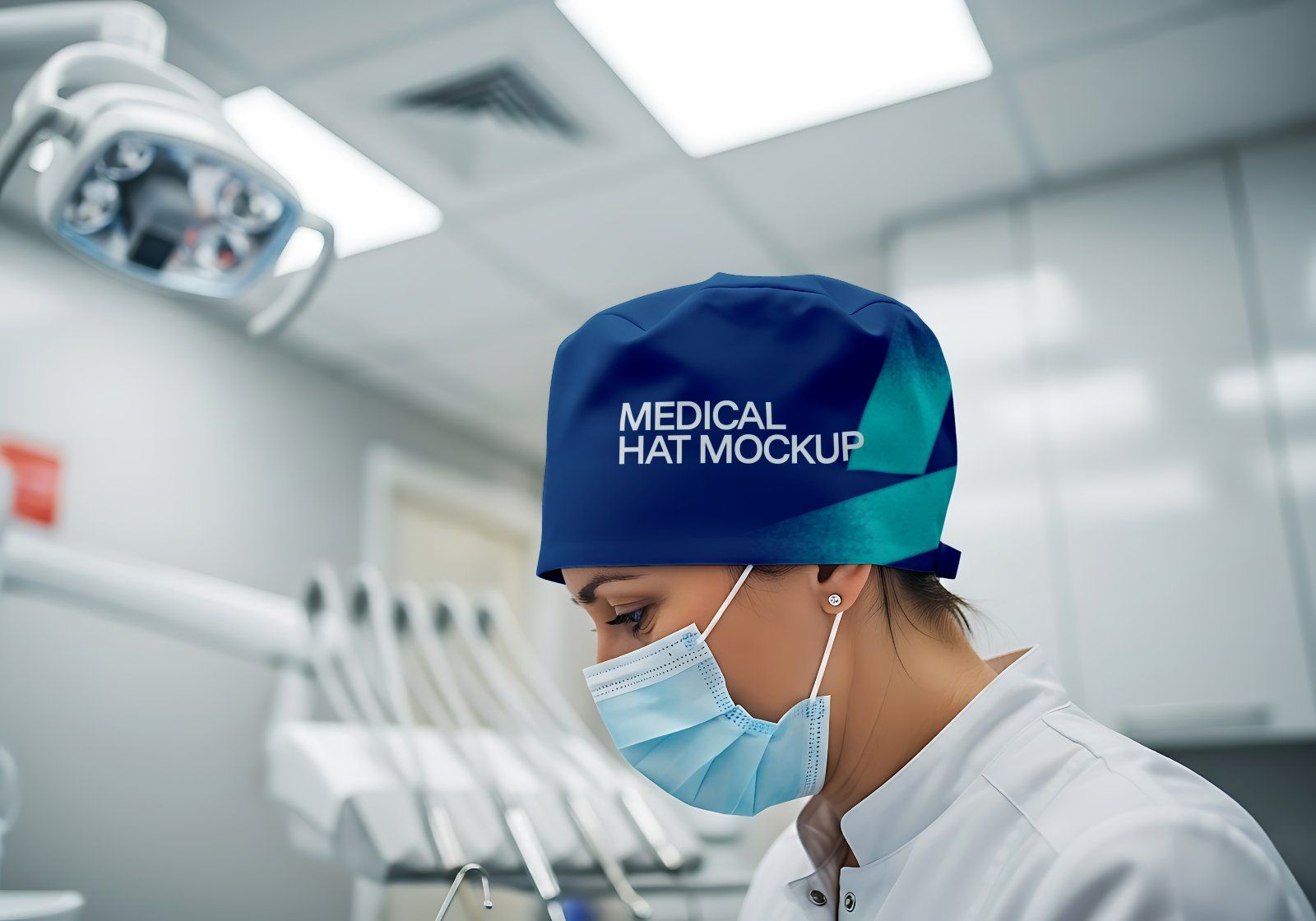 Premium Branding Blue Dental Care Mockup — image 9