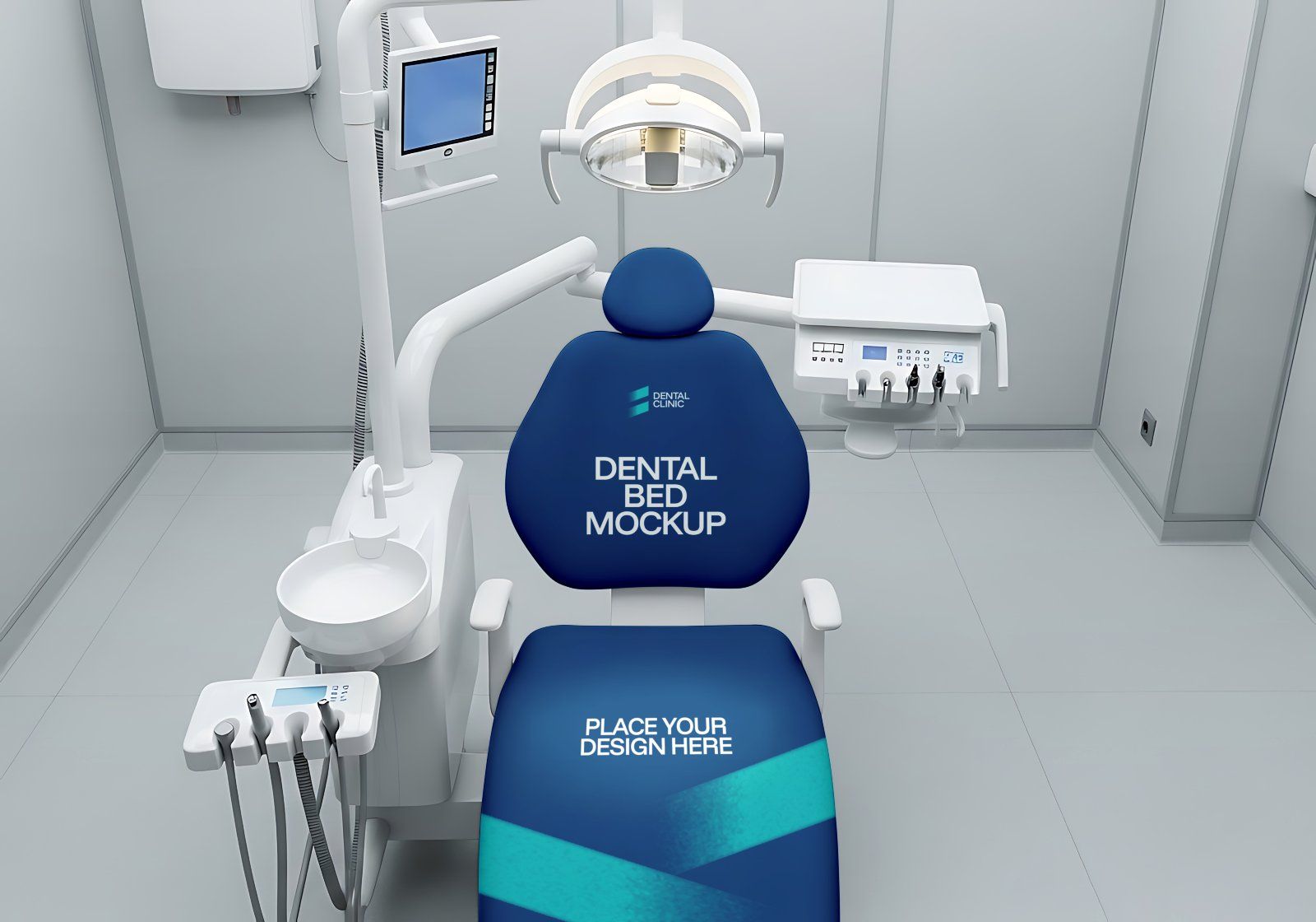 Premium Branding Blue Dental Care Mockup — image 10