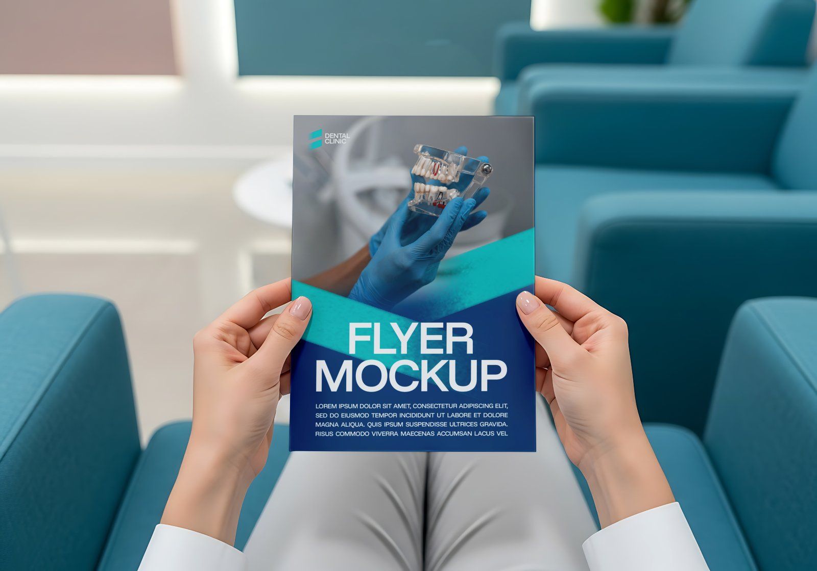 Premium Branding Blue Dental Care Mockup — image 14