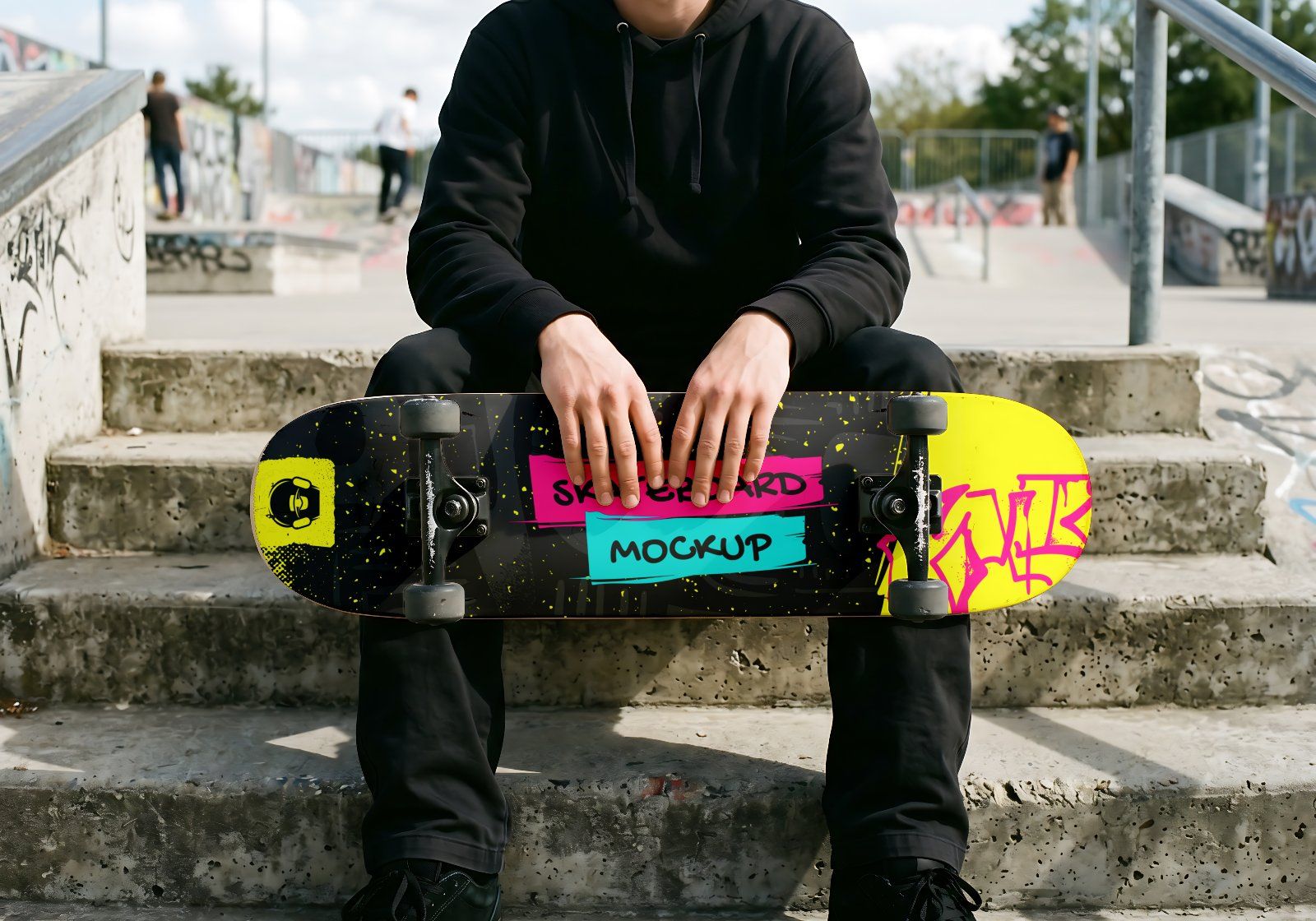 Ultimate Skateboard Branding Mockup Bundle – 15 Premium PSD Scenes for Urban Streetwear & Skate Cult — image 17