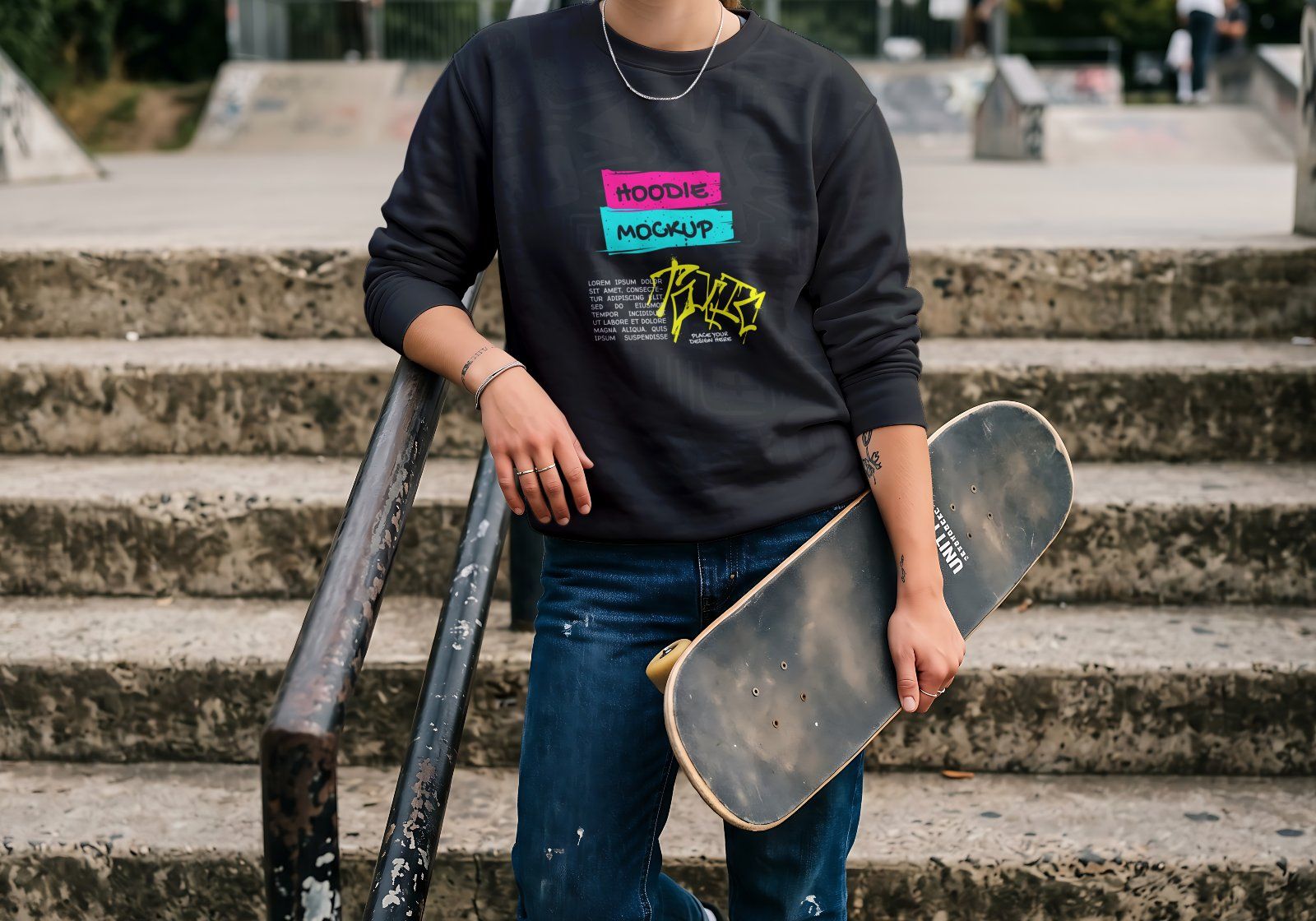 Ultimate Skateboard Branding Mockup Bundle – 15 Premium PSD Scenes for Urban Streetwear & Skate Cult — image 9