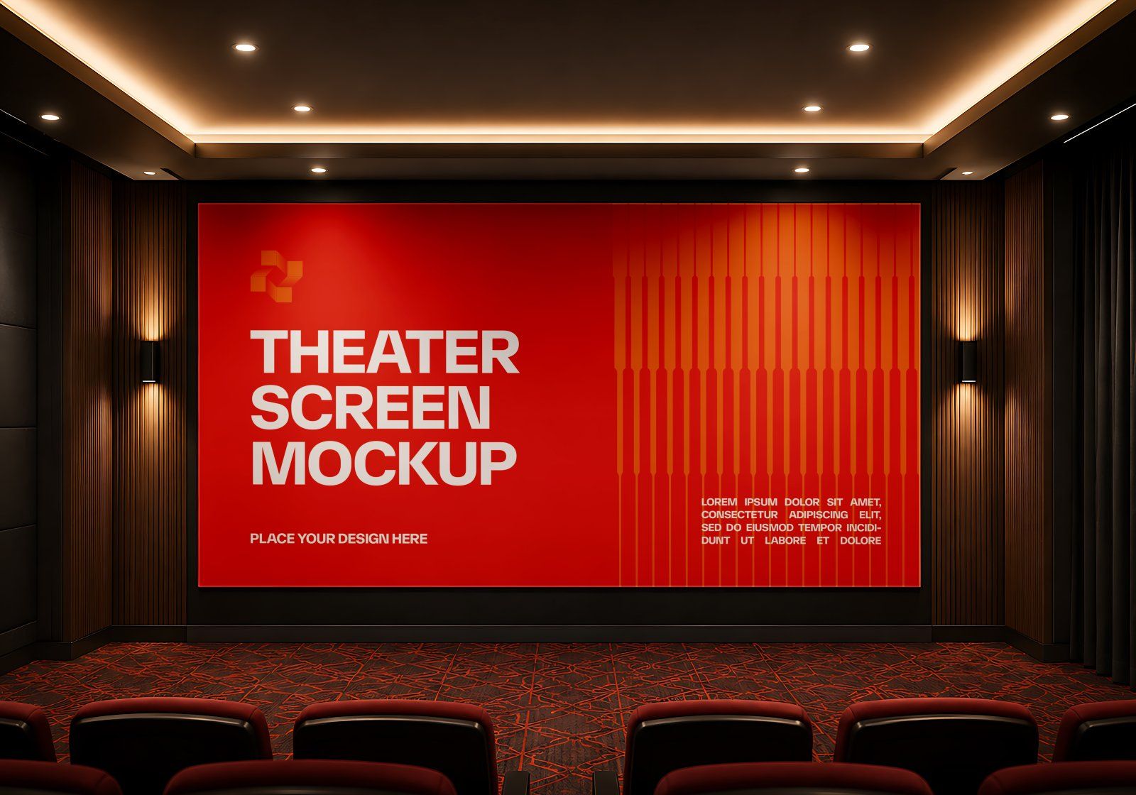 Premium Cinema Branding Mockup Bundle – 15 Cinematic PSD Scenes for Theater, Movie & Entertainment I — image 12