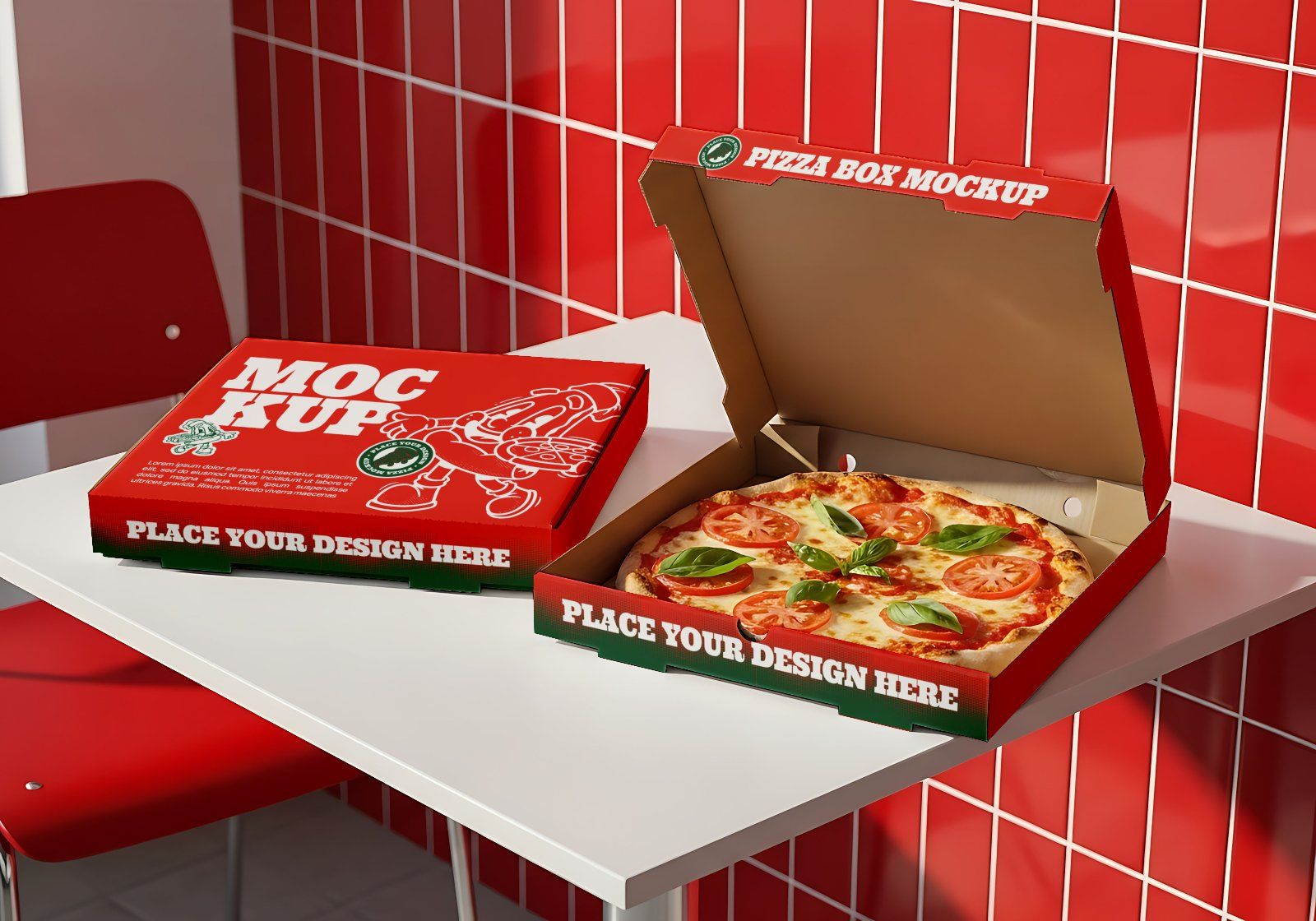 Premium Branding Pizza Store Mockup — image 3