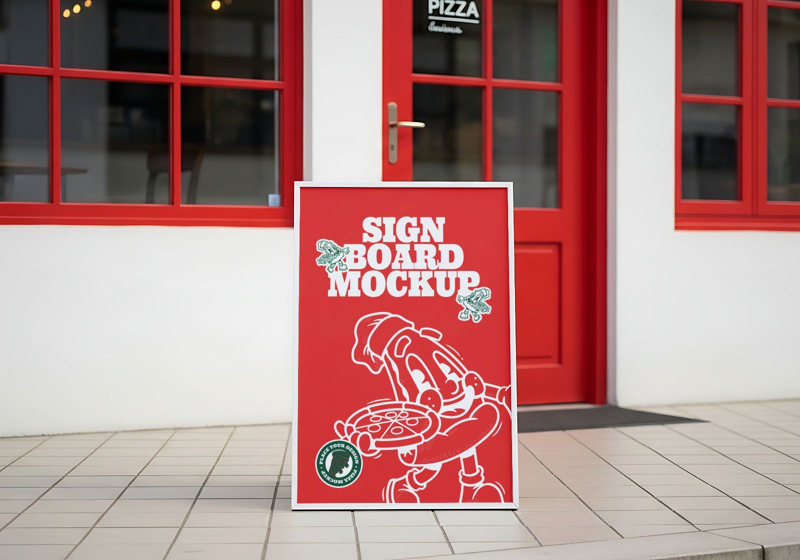 Premium Branding Pizza Store Mockup — image 8